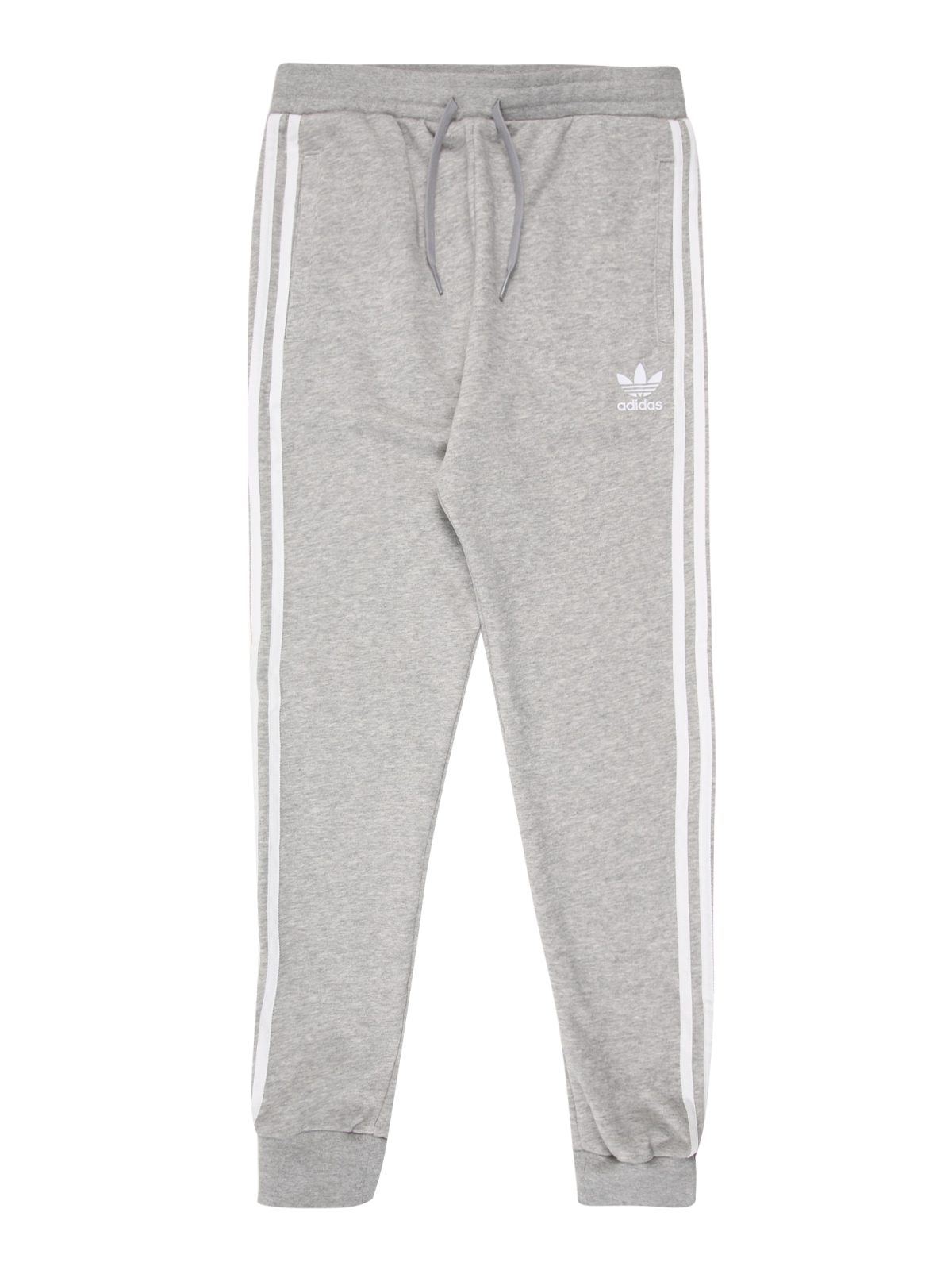 ADIDAS ORIGINALS Hlače  pegasto siva / bela