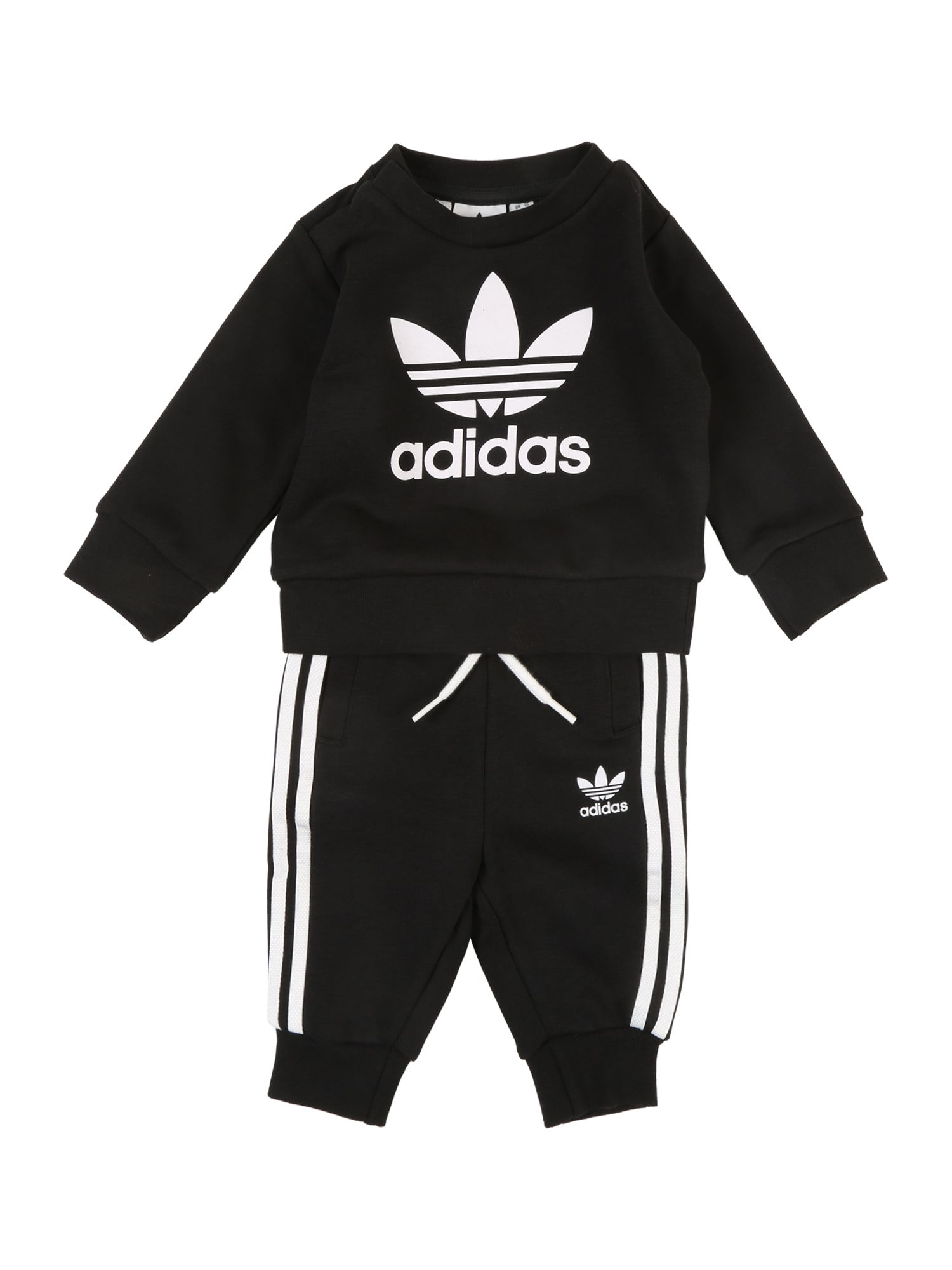 ADIDAS ORIGINALS Trenirka za tek  črna / bela