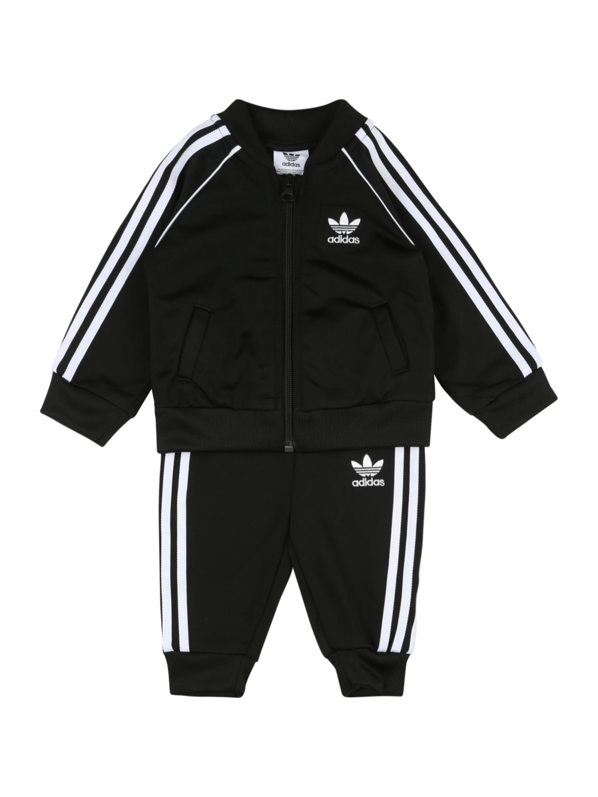 ADIDAS ORIGINALS Trenirka za tek  črna / bela