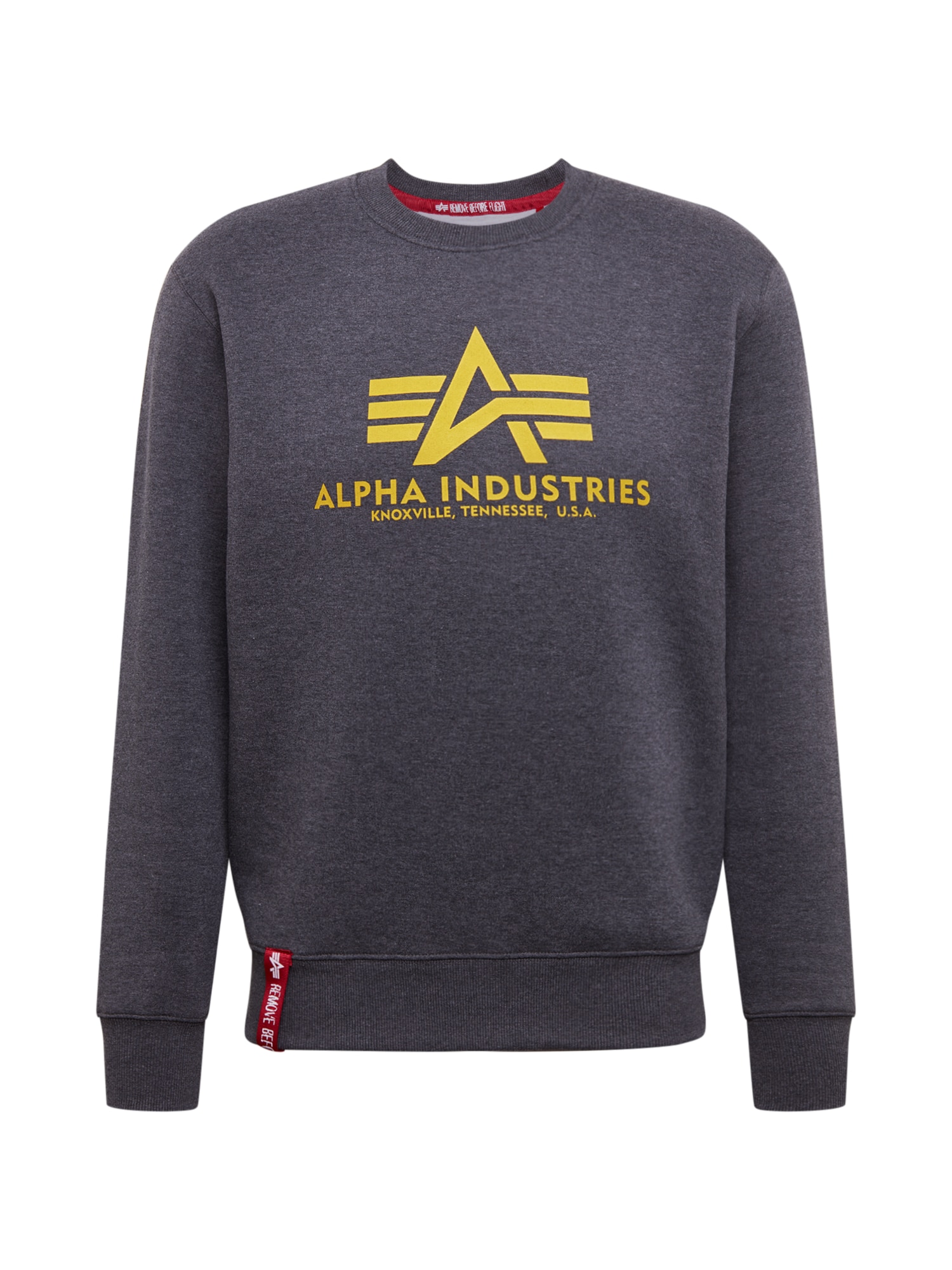 ALPHA INDUSTRIES Majica  rumena / siva