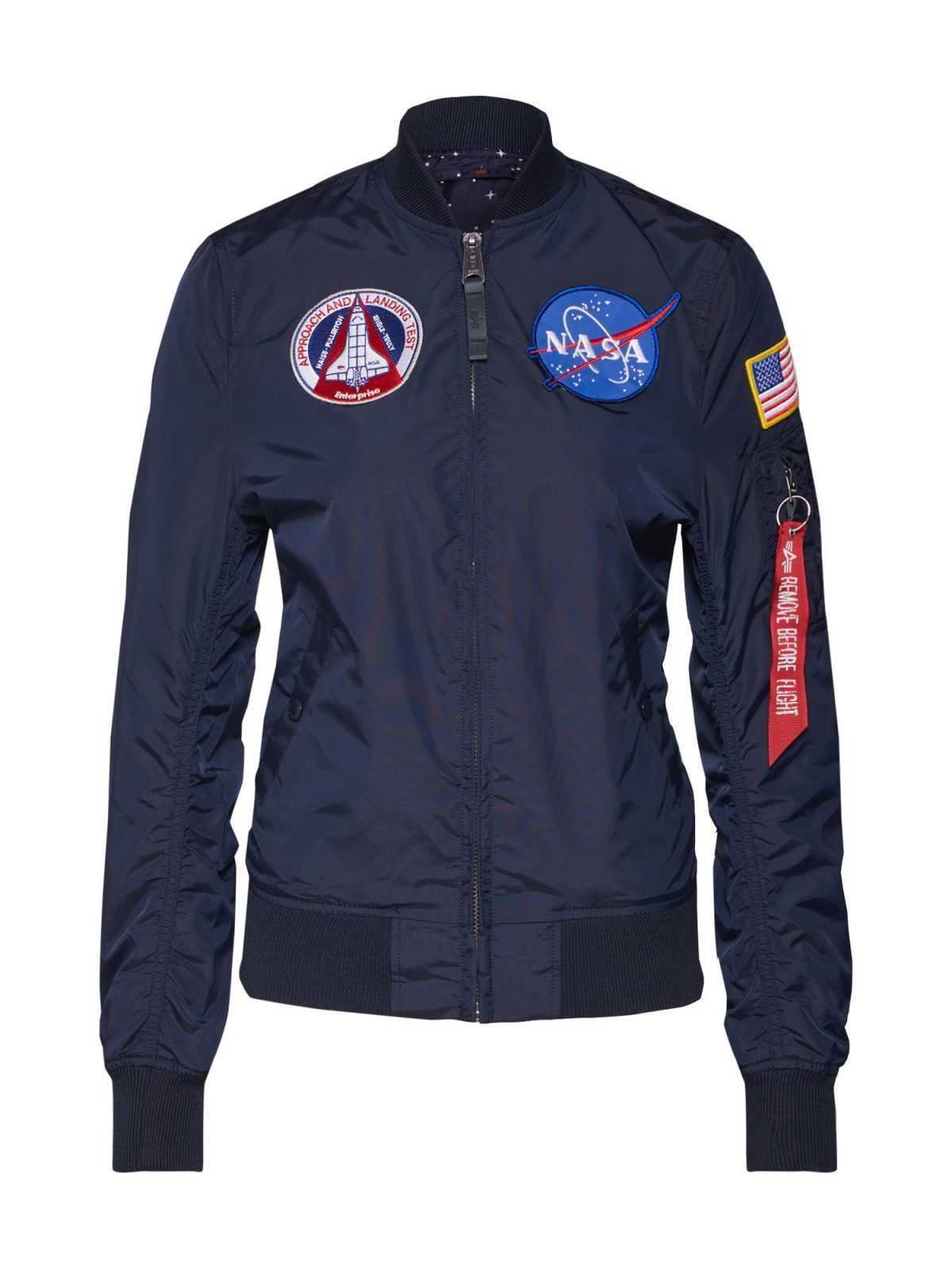 ALPHA INDUSTRIES Prehodna jakna ' MA-1 TT NASA Reversible W'  mornarska