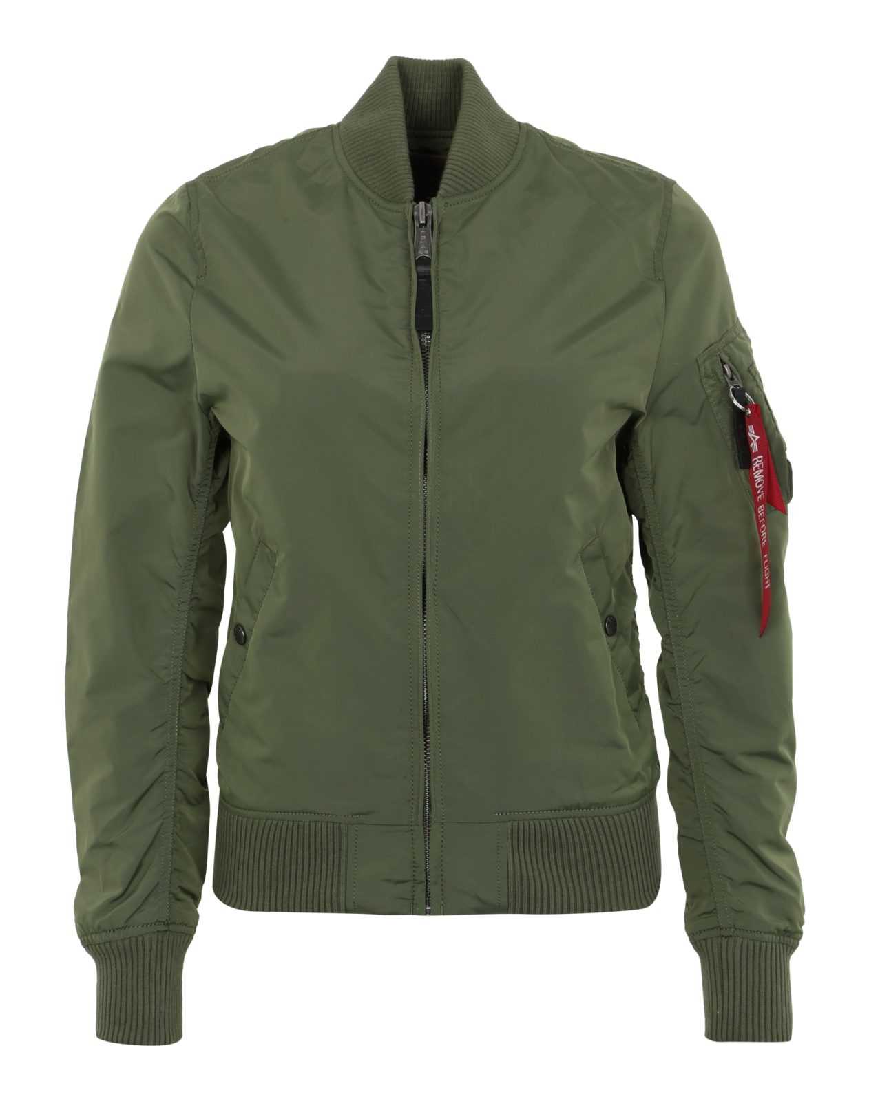 ALPHA INDUSTRIES Prehodna jakna 'MA-1 TT WMN'  oliva