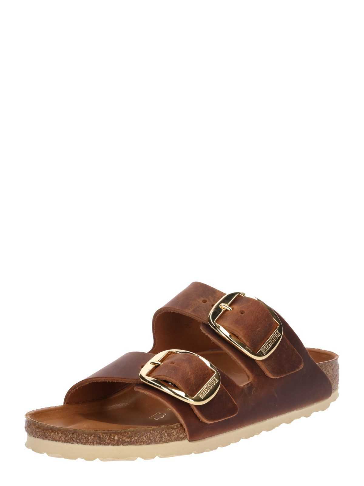 BIRKENSTOCK Nizki natikači 'Arizona Big Buckle'  rjava