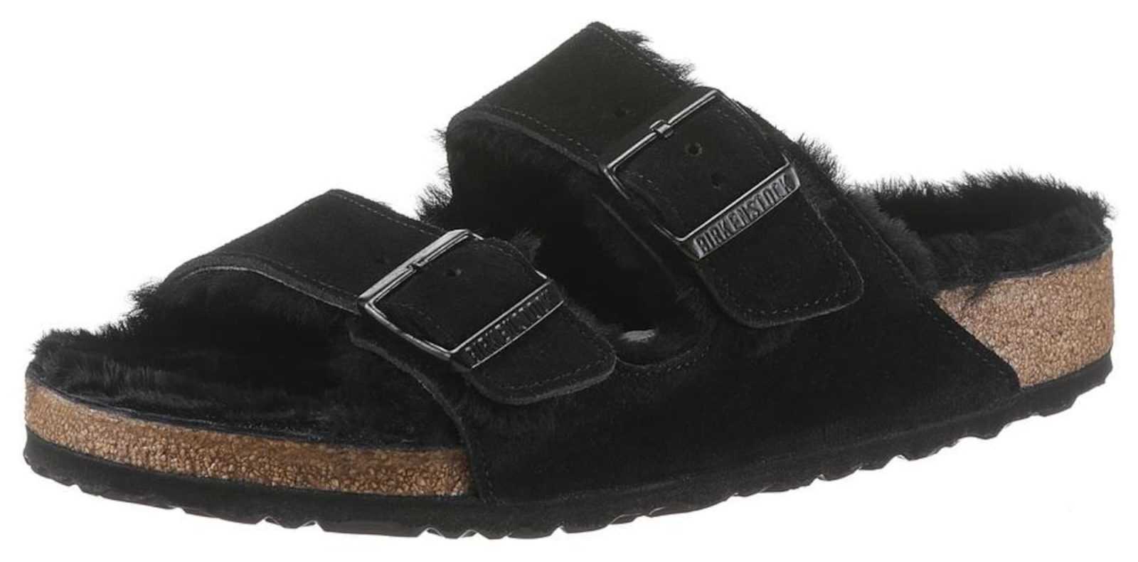 BIRKENSTOCK Nizki natikači 'Arizona'  rjava / črna