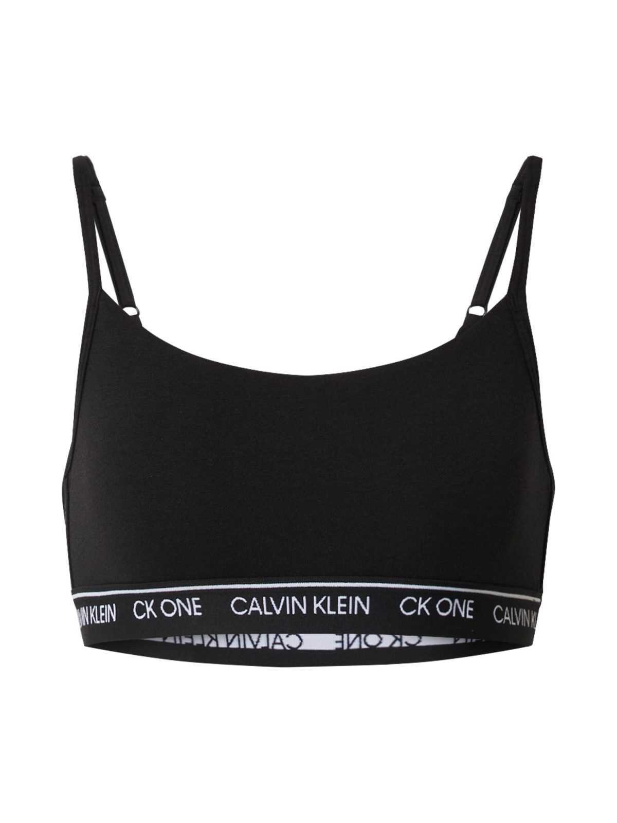 Calvin Klein Underwear Nedrček  črna / bela