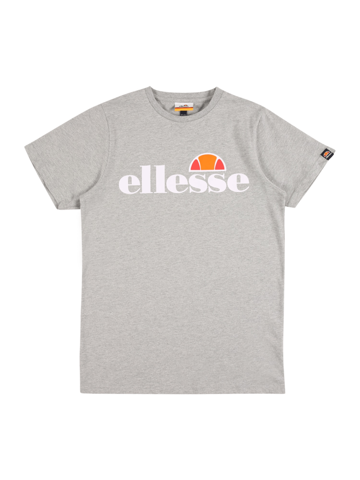 ELLESSE Majica 'JENA'  pegasto siva / oranžna / brusnica / bela