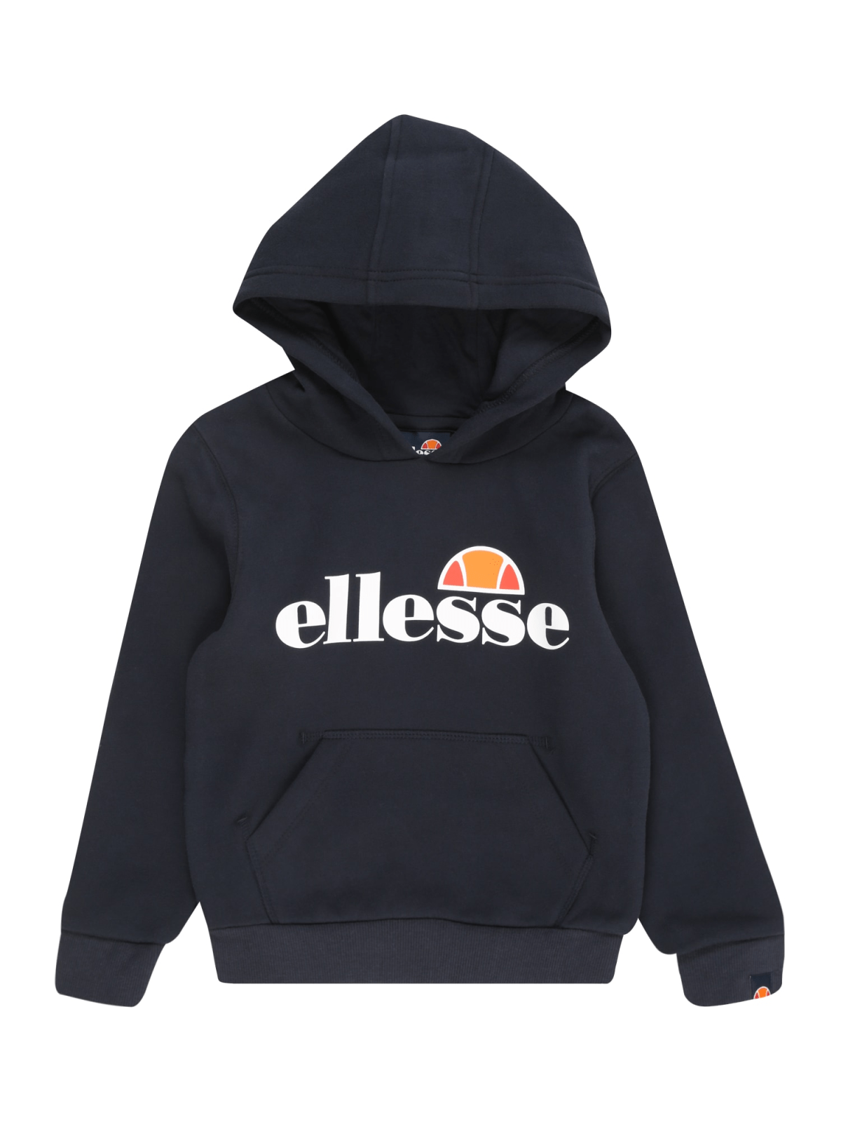 ELLESSE Majica 'Jero Oh'  mornarska / oranžna / rdeča / bela