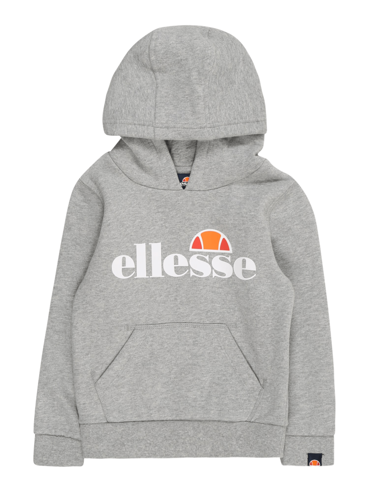 ELLESSE Majica 'Jero Oh'  pegasto siva / oranžna / rdeča / bela