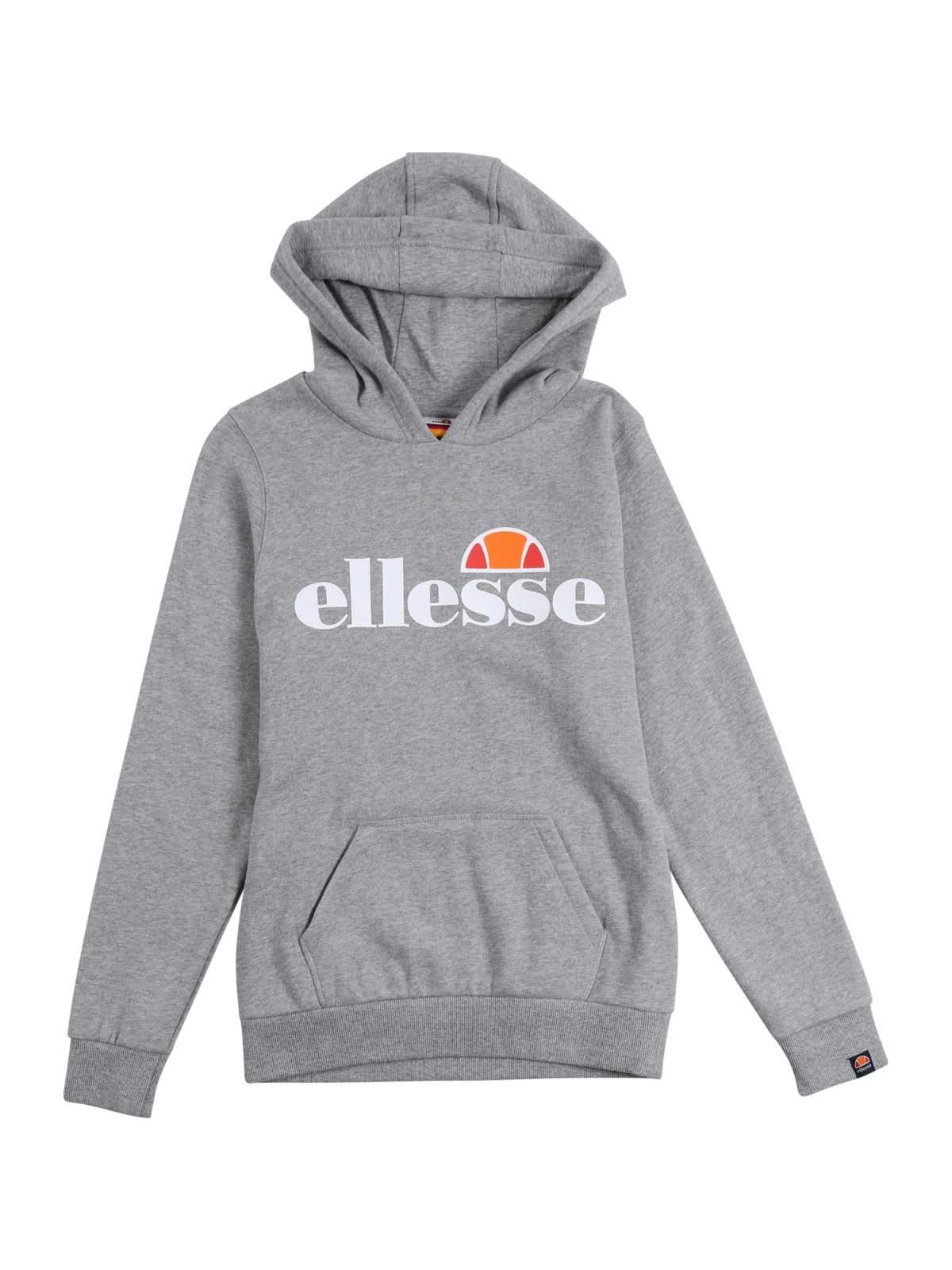 ELLESSE Majica 'Jero'  siva / oranžna / svetlo rdeča / bela