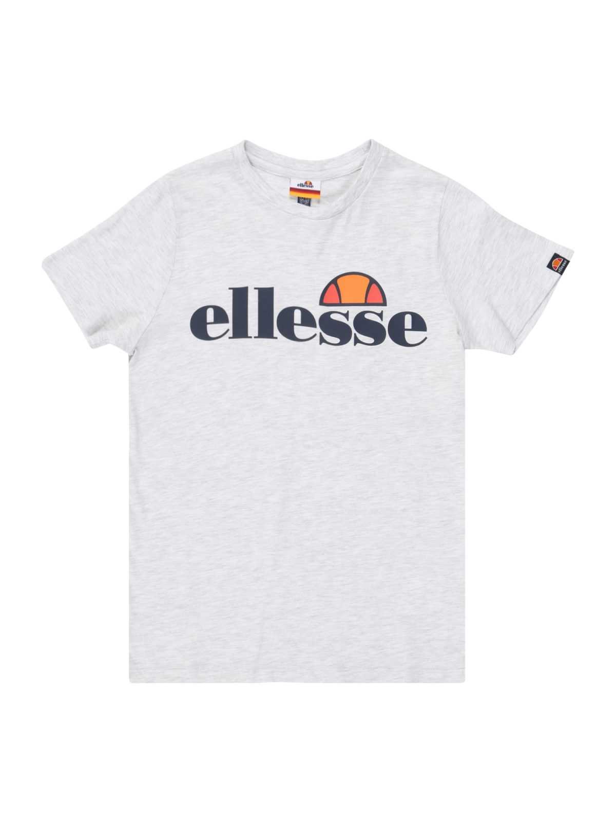 ELLESSE Majica 'Malia'  oranžna / svetlo rdeča / črna / bela