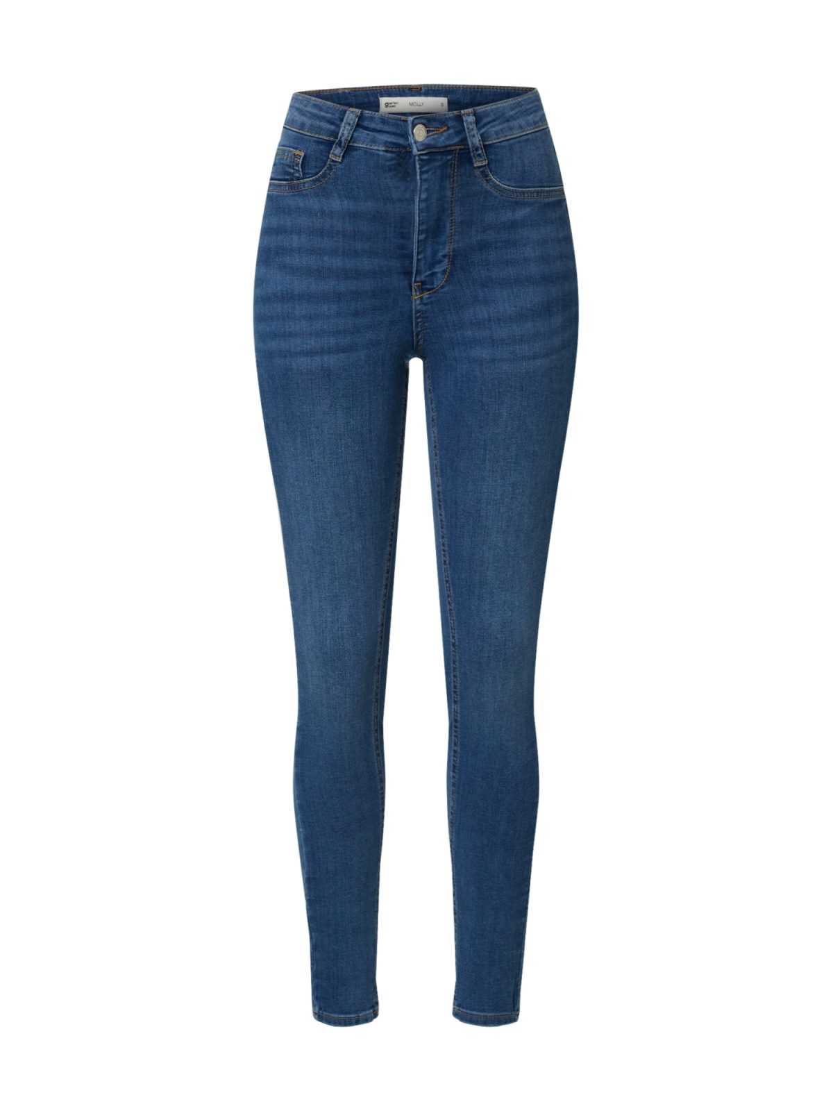 Gina Tricot Kavbojke 'Molly highwaist jeans'  moder denim