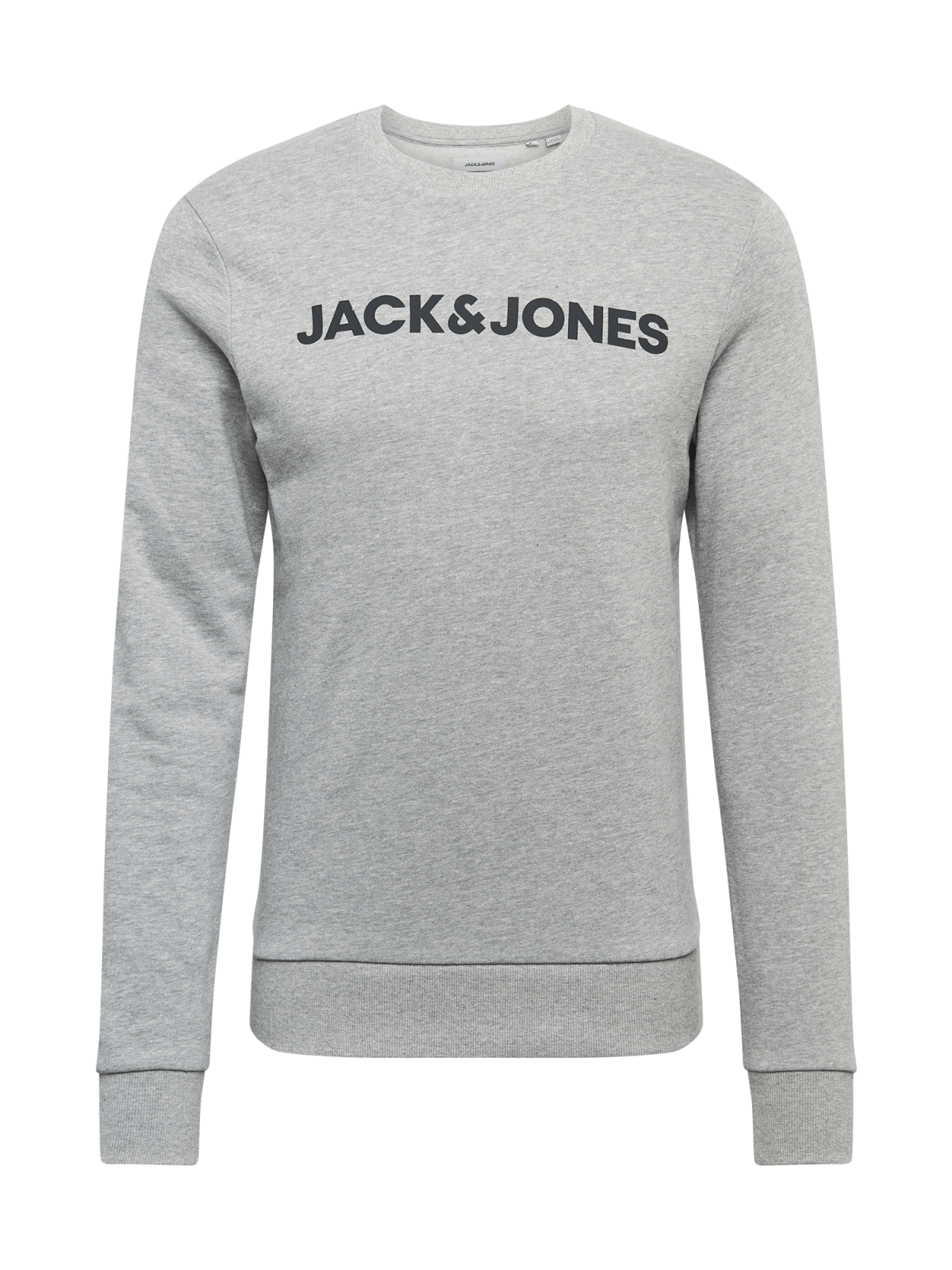 JACK & JONES Majica 'LOUNGE'  pegasto siva / črna