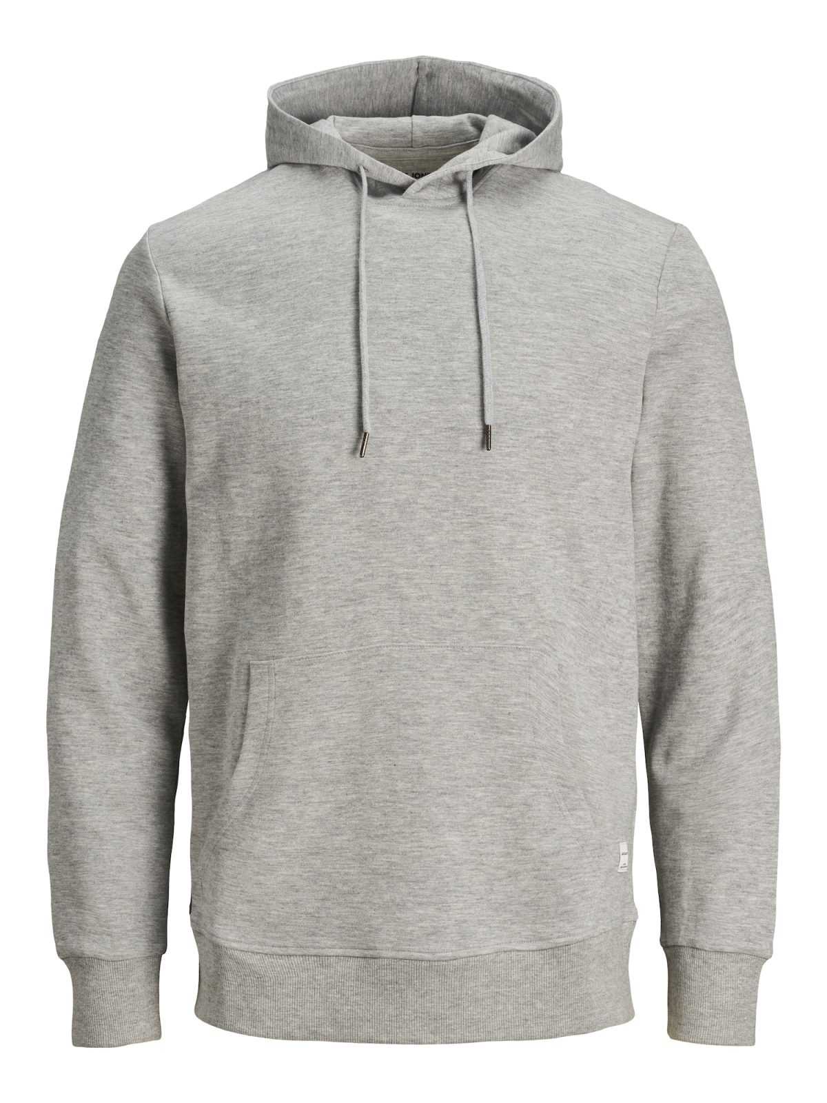 JACK & JONES Majica  pegasto siva