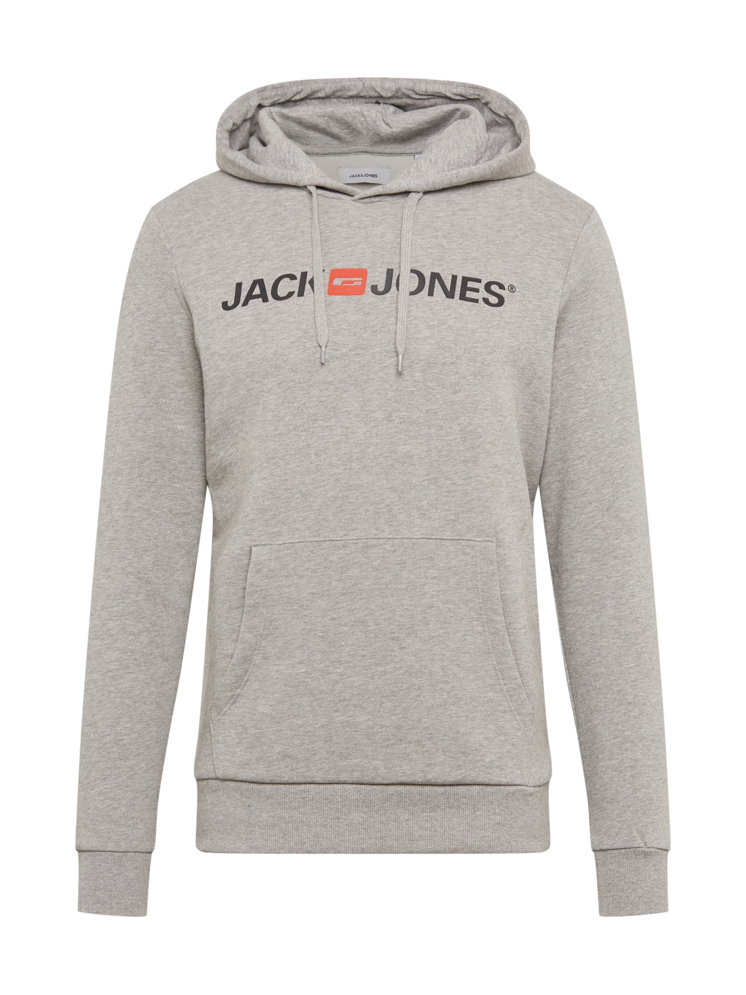 JACK & JONES Majica  temno siva / oranžna / črna