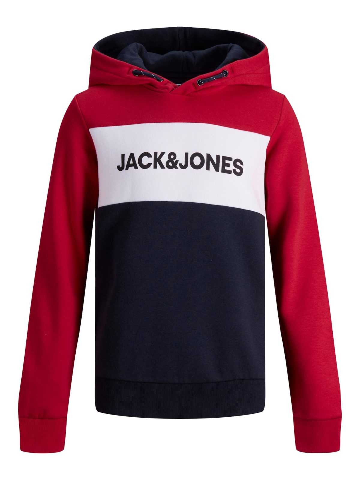 Jack & Jones Junior Majica  mornarska / rdeča / bela