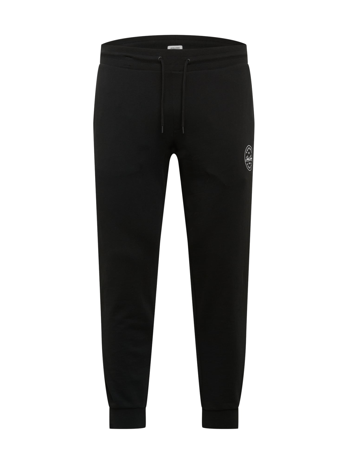 Jack & Jones Plus Hlače 'Gordon'  črna / bela