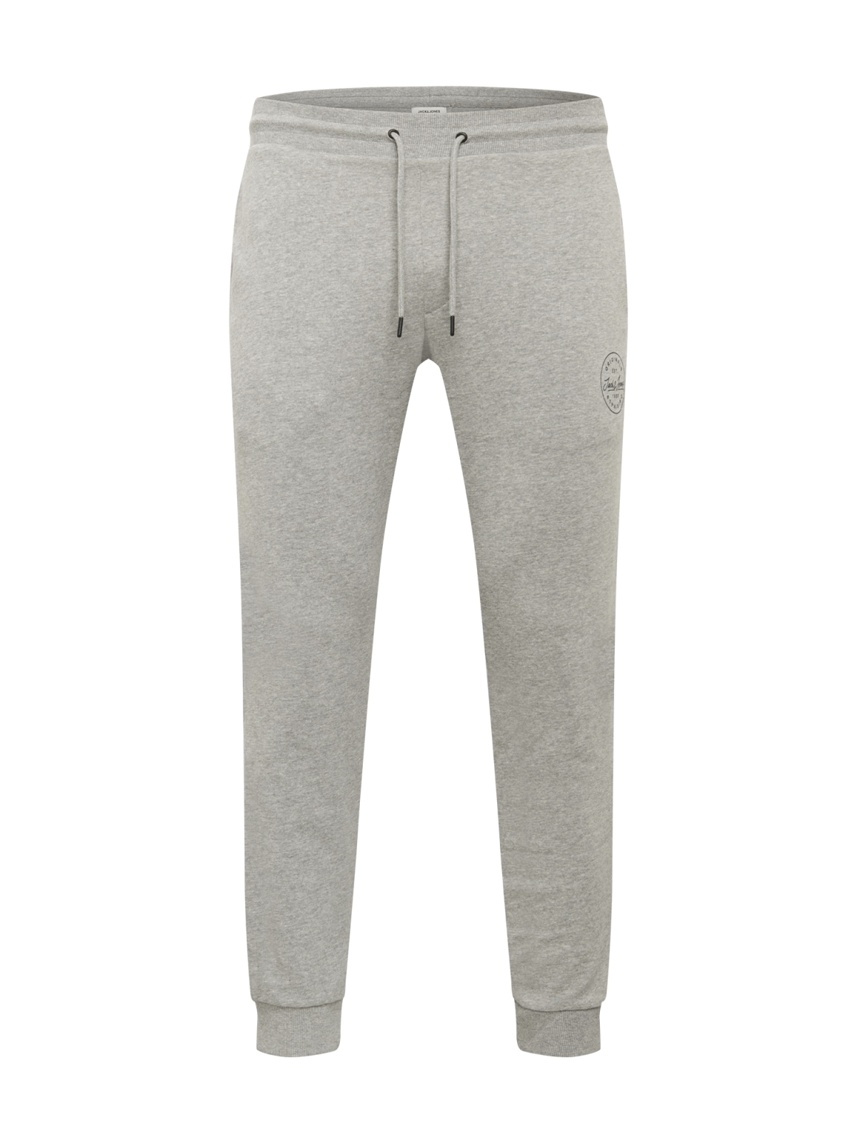 Jack & Jones Plus Hlače  pegasto siva / črna