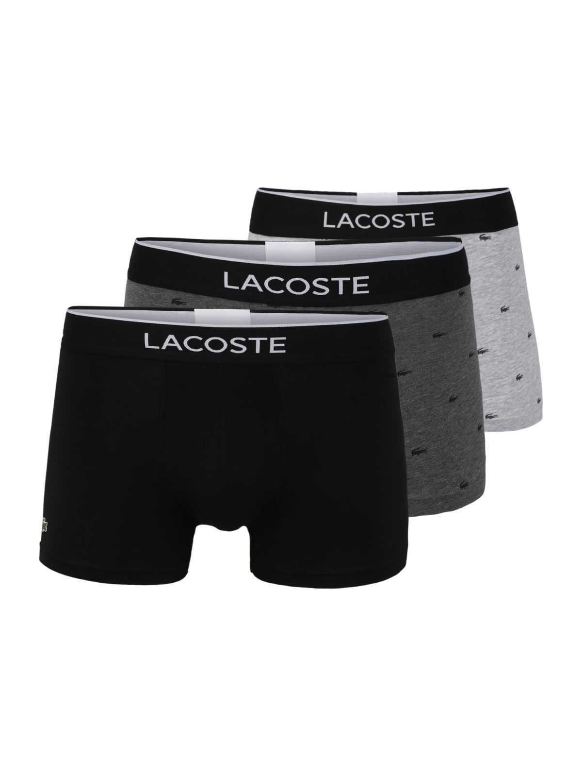 LACOSTE Boksarice 'Trunks'  modra / siva / črna