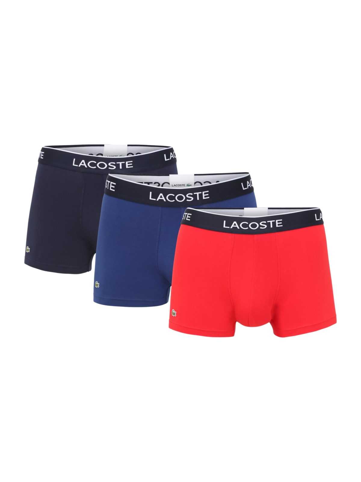 LACOSTE Boksarice  kobalt modra / nočno modra / svetlo rdeča / bela