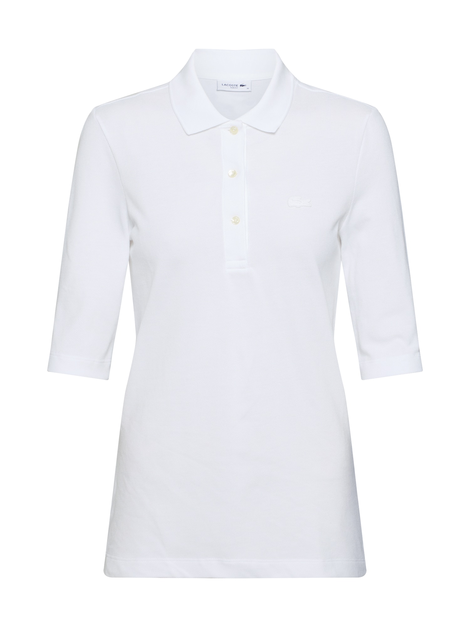 LACOSTE Majica 'CHEMISE COL BORD-COTES MA'  bela