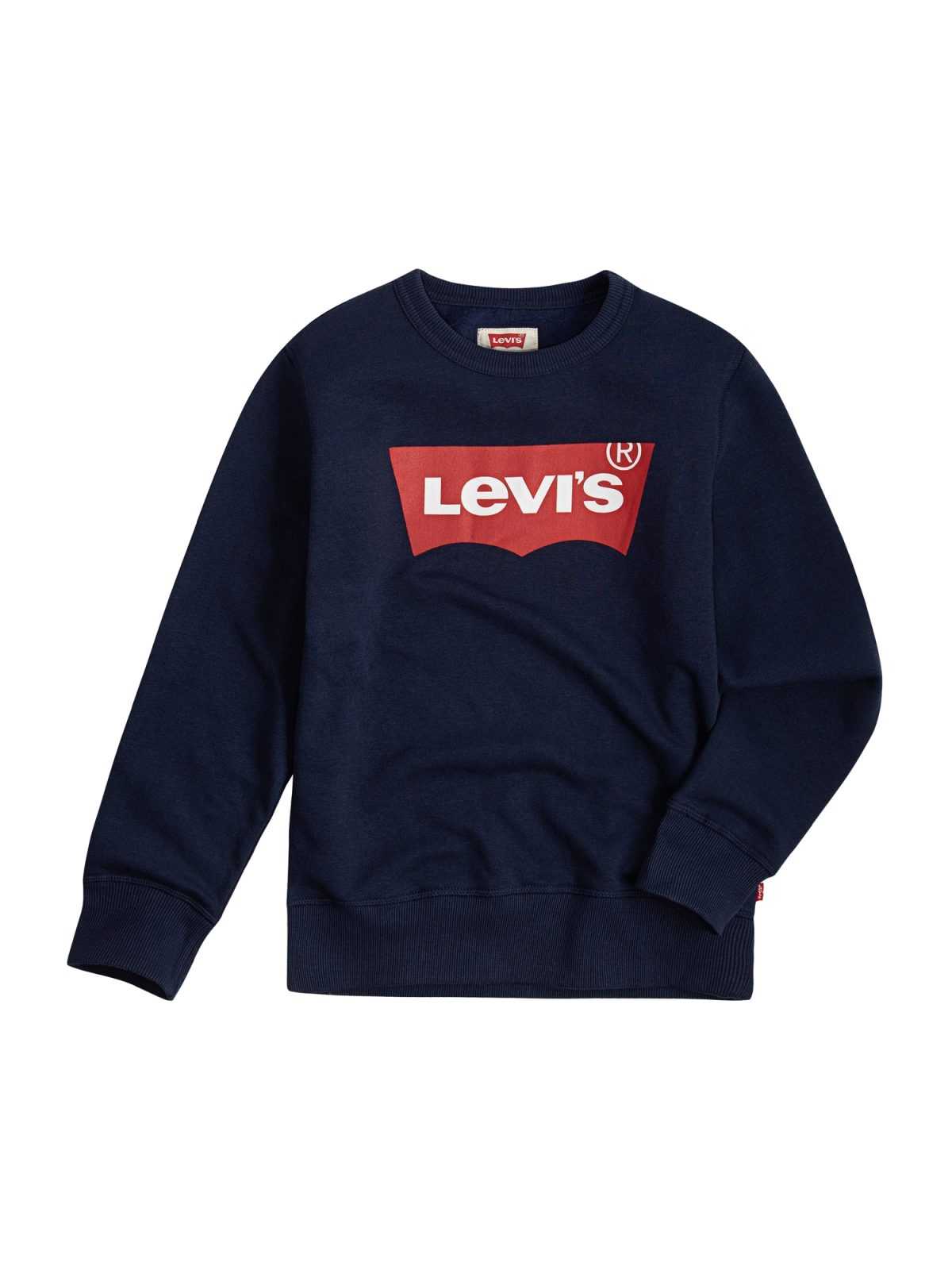 LEVI'S Majica 'Batwing Crewneck'  encijan / rdeča / bela