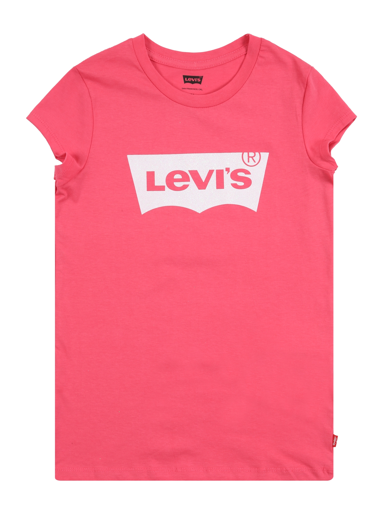 LEVI'S Majica 'Batwing'  roza / bela