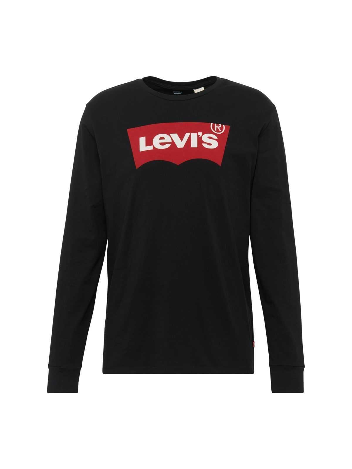 LEVI'S Majica  rdeča / črna