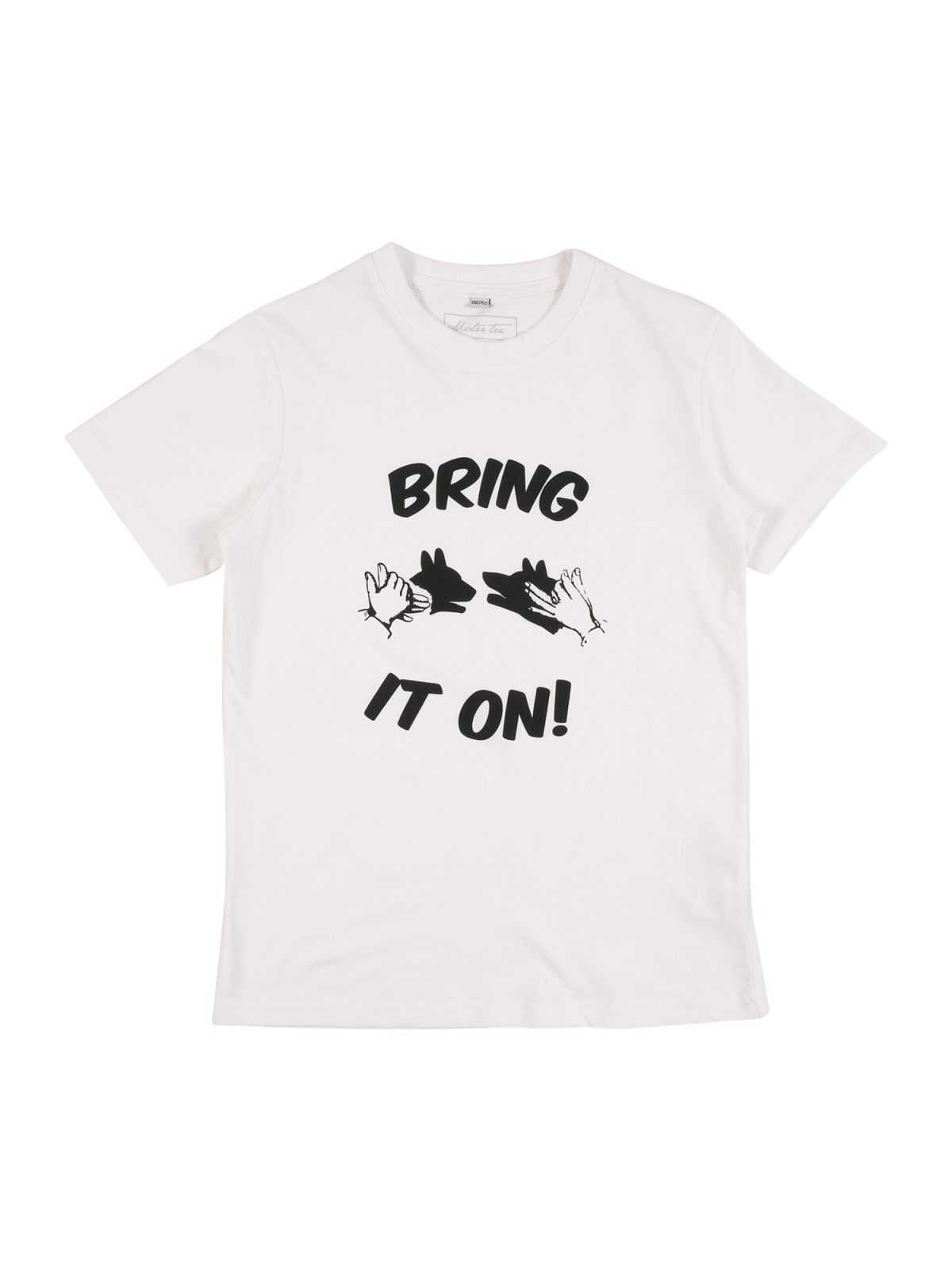 Mister Tee Majica 'Bring It On Tee'  črna / bela