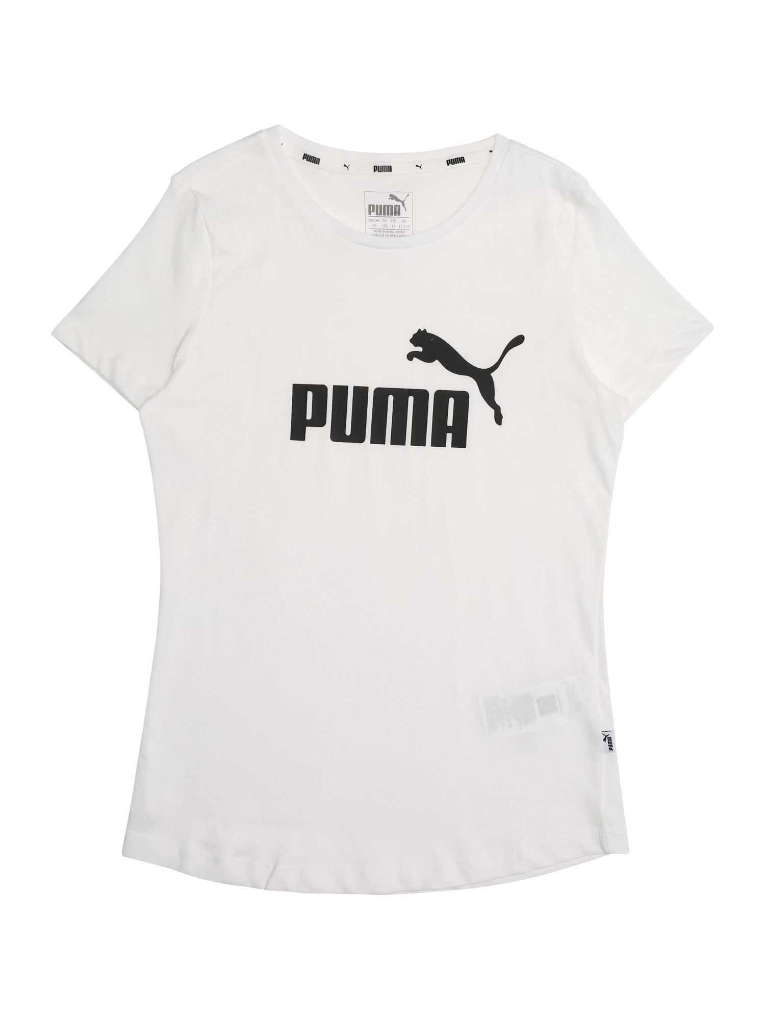 PUMA Majica  črna / naravno bela