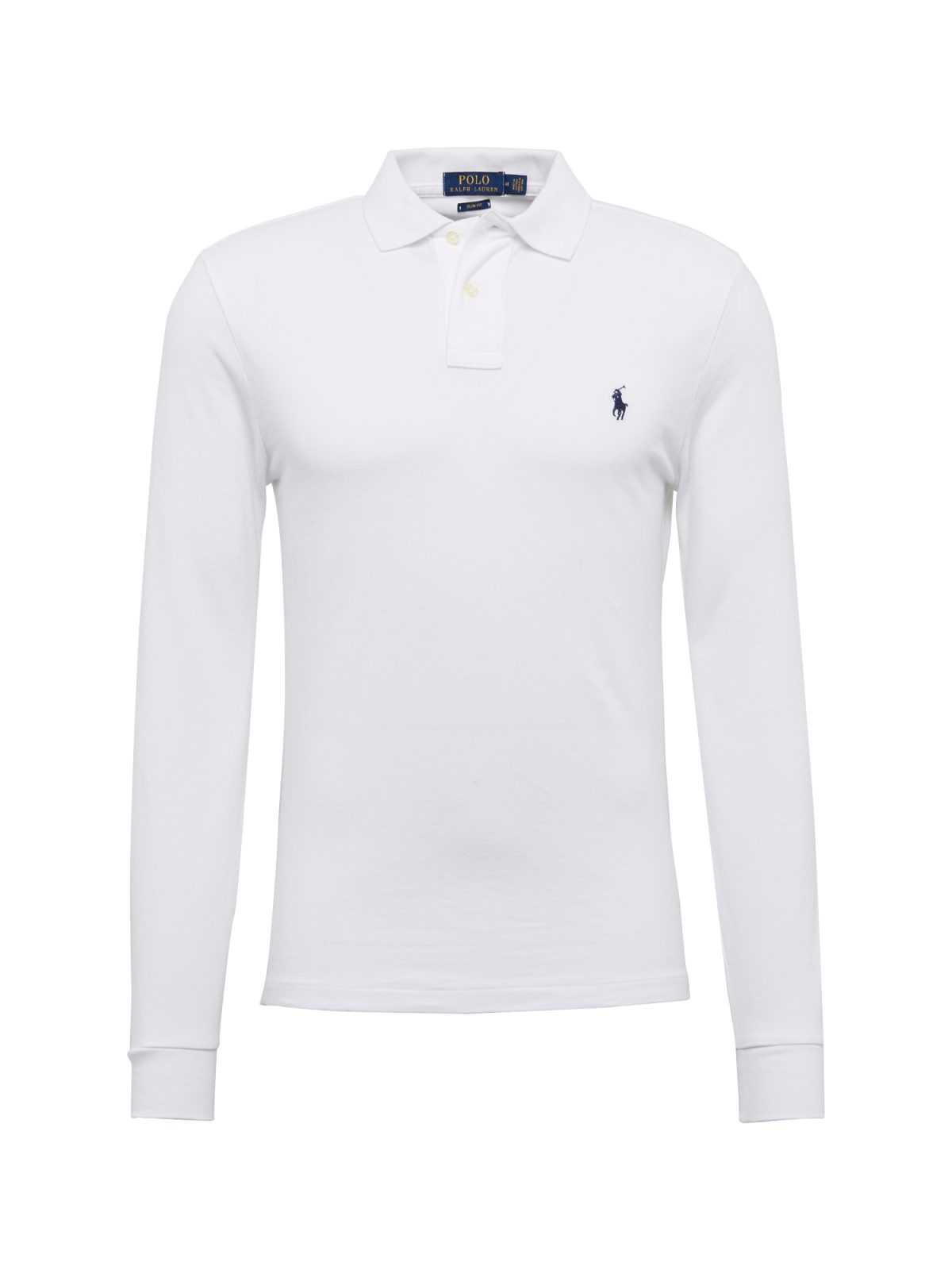 Polo Ralph Lauren Majica 'LSKCSLIMM2-LONG SLEEVE-KNIT'  bela