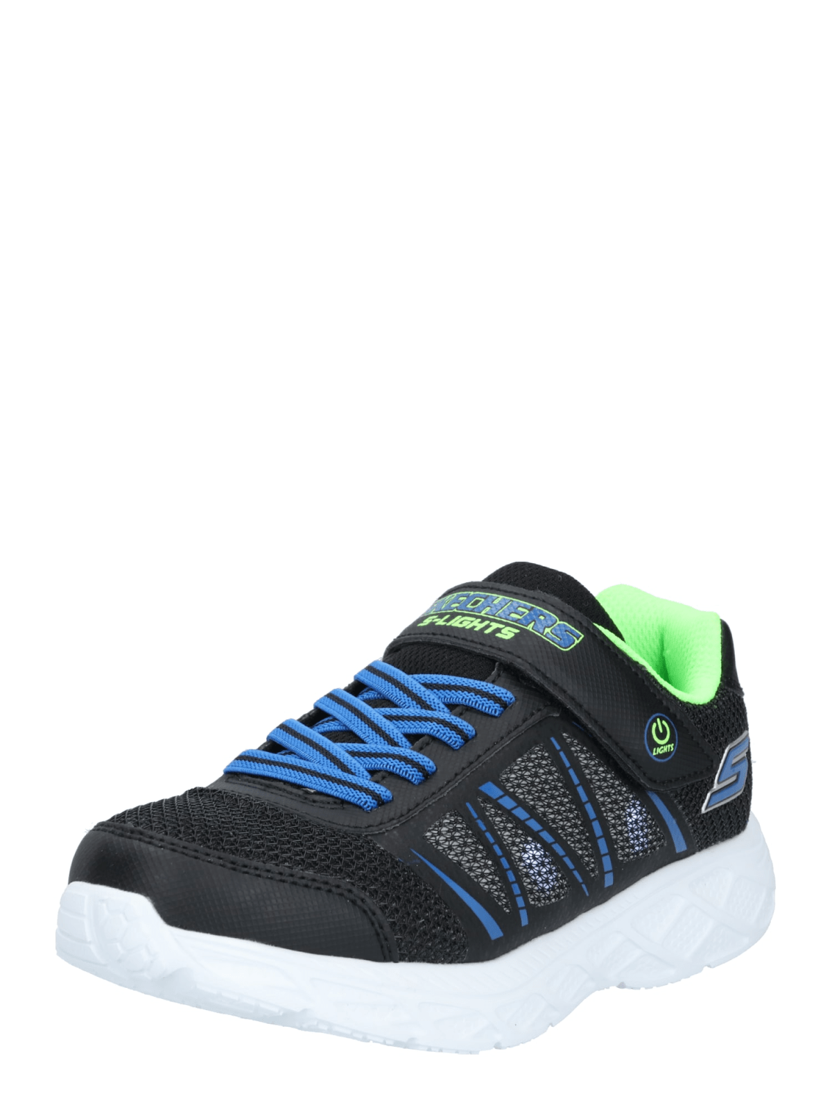 SKECHERS Superge  kraljevo modra / neonsko zelena / črna