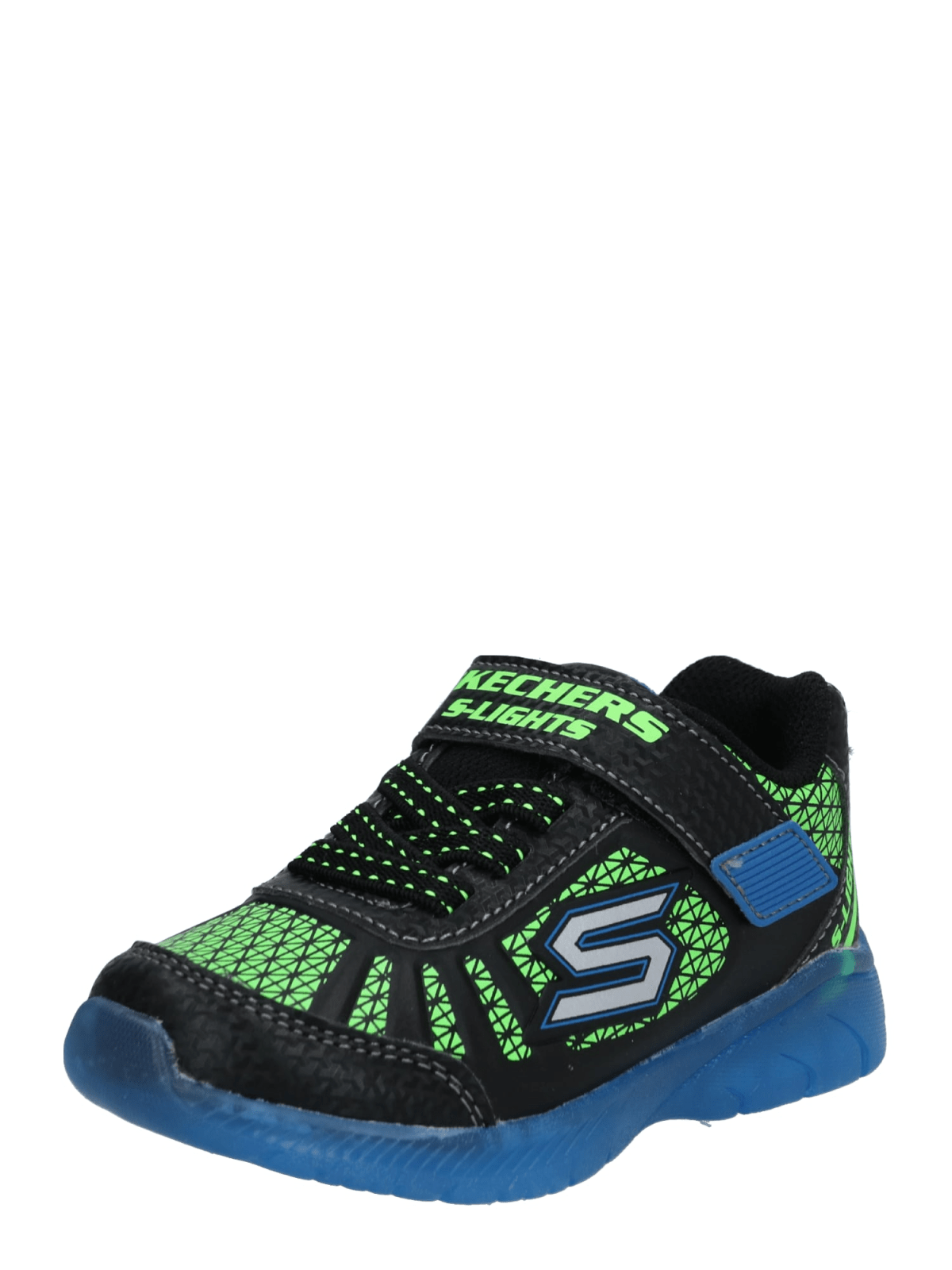 SKECHERS Superge  kraljevo modra / neonsko zelena / črna