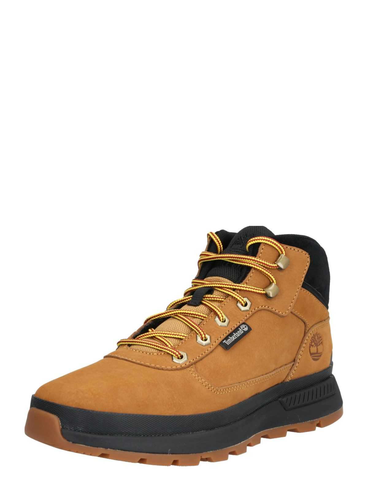 TIMBERLAND Gležnarji z vezalkami  konjak / črna