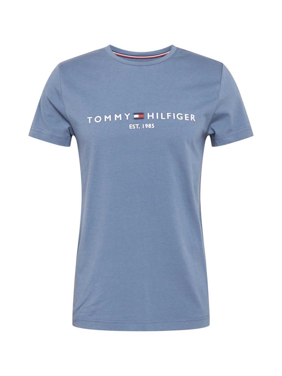 TOMMY HILFIGER Majica  dimno modra / rdeča / bela