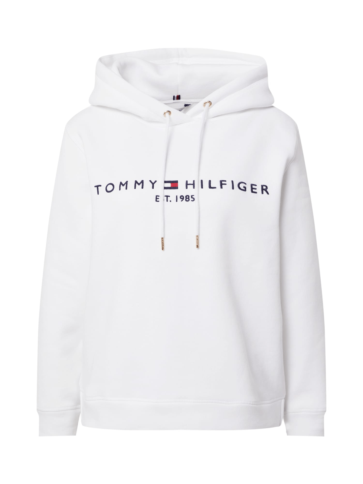 TOMMY HILFIGER Majica  mornarska / rdeča / bela