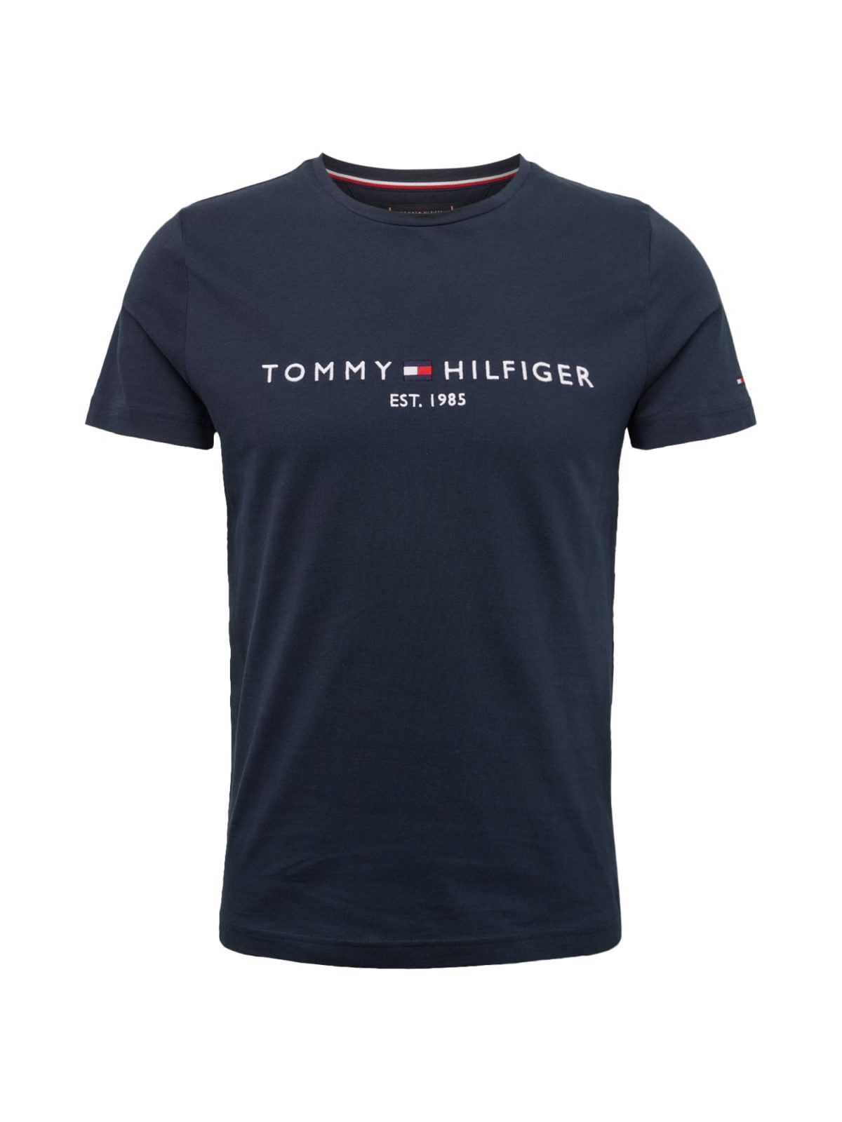 TOMMY HILFIGER Majica  temno modra / rdeča / bela