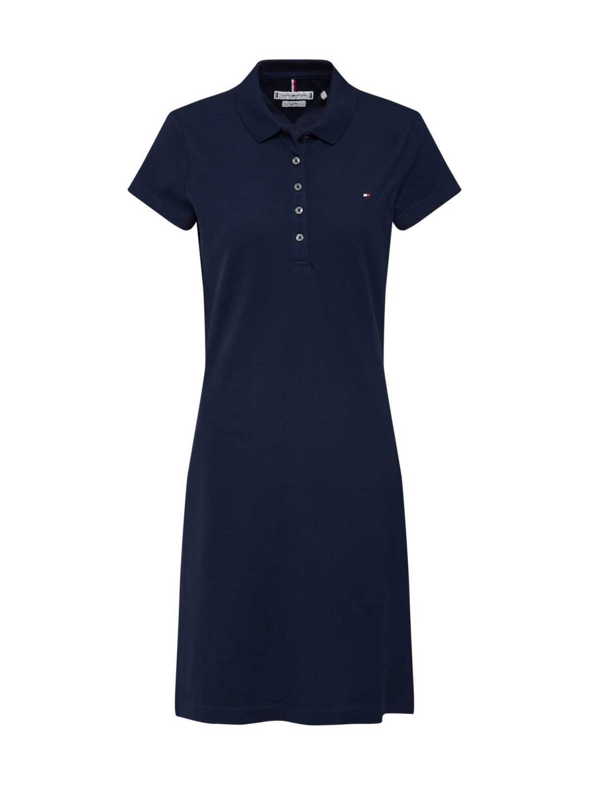 TOMMY HILFIGER Obleka 'HERITAGE SLIM POLO DRESS'  temno modra