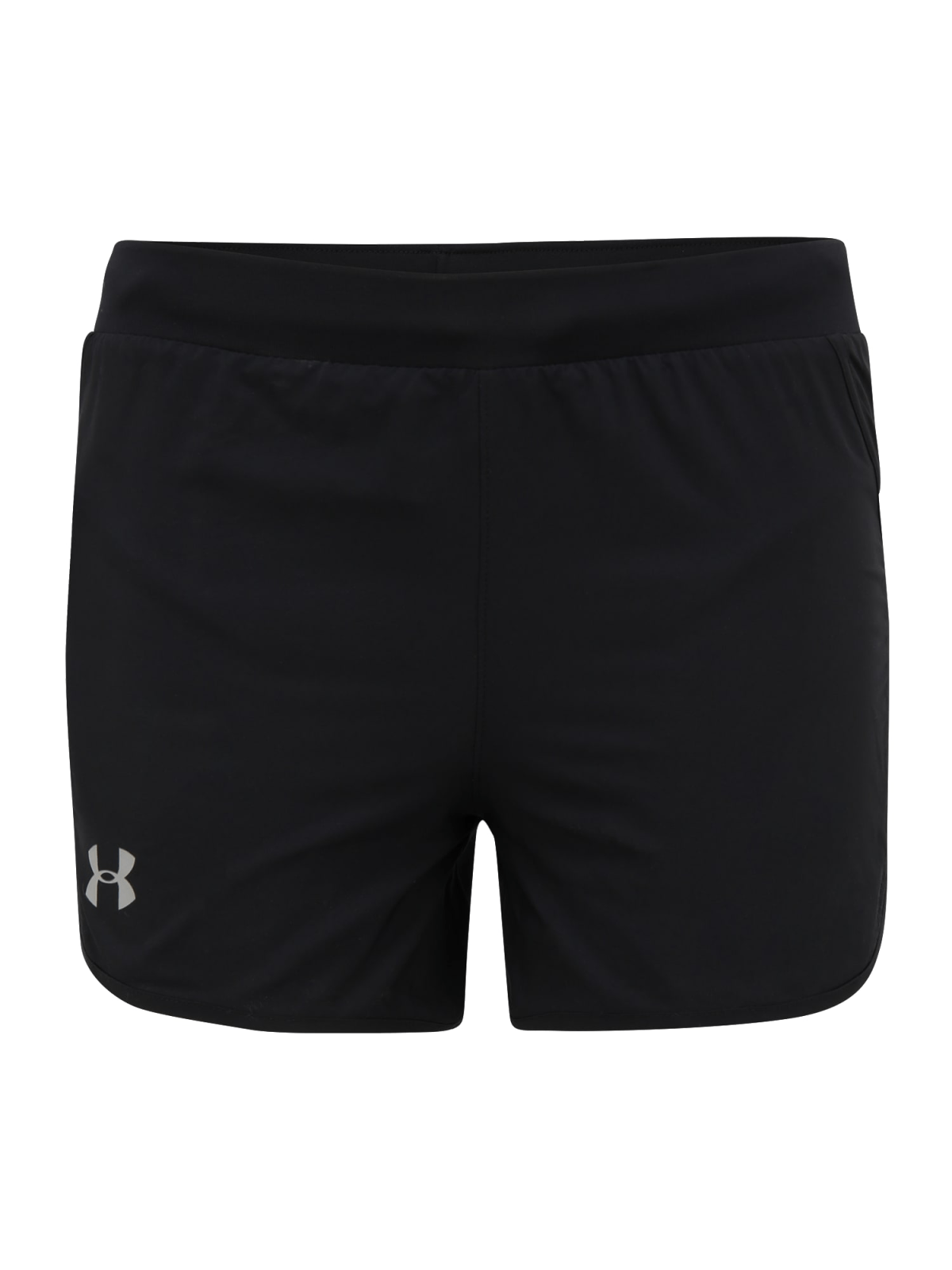 UNDER ARMOUR Športne hlače 'Fly By 2.0'  srebrno-siva / črna