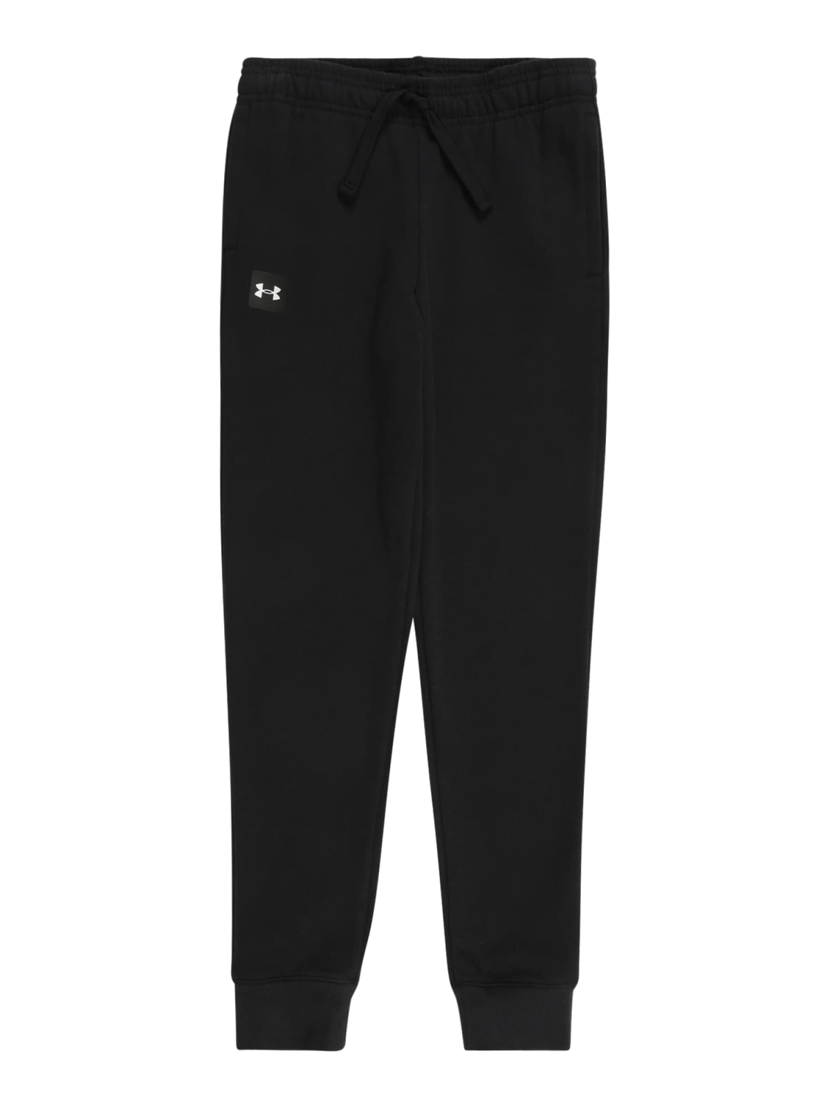 UNDER ARMOUR Športne hlače 'RIVAL'  črna / bela