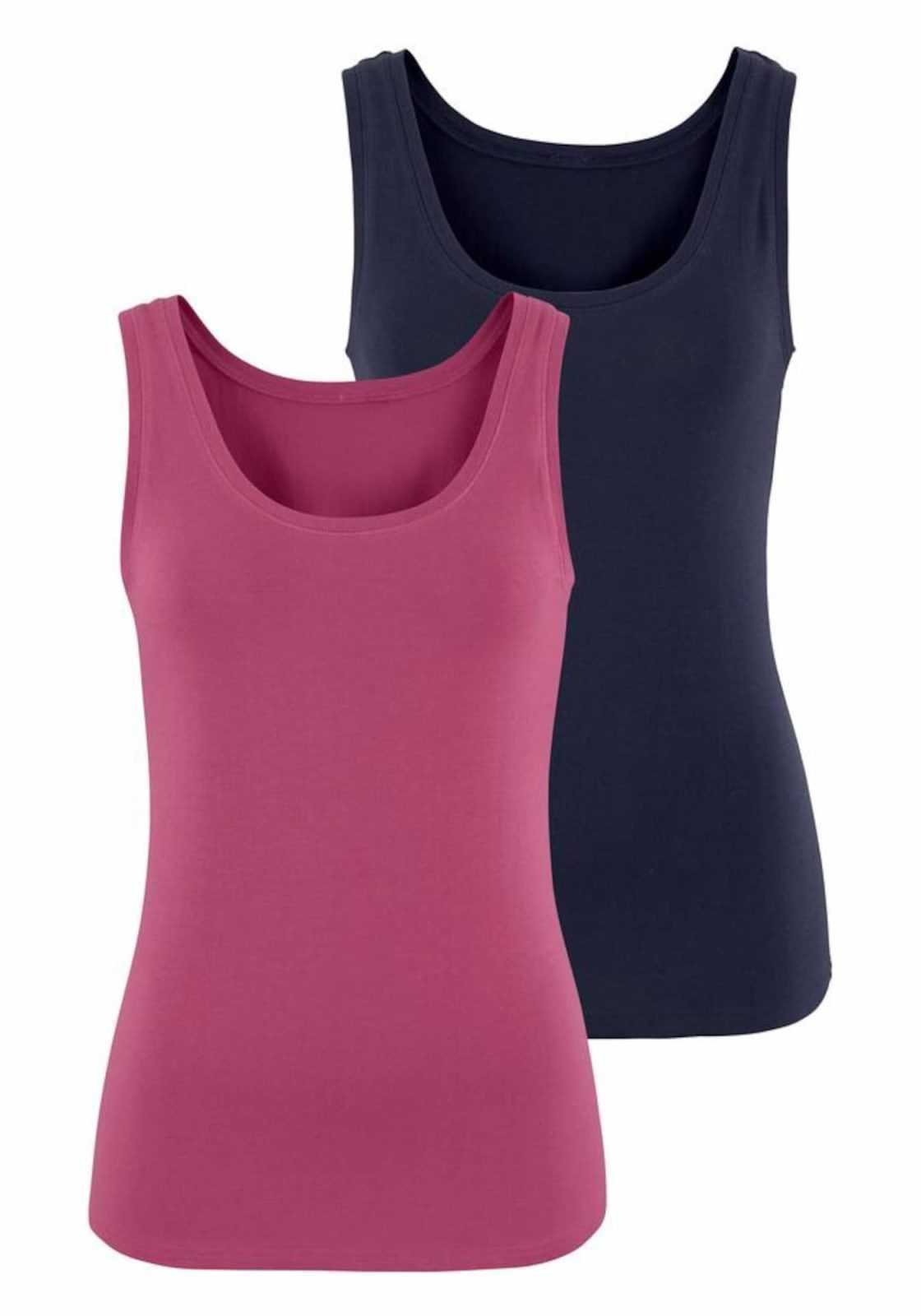 VIVANCE Top  marine / temno roza