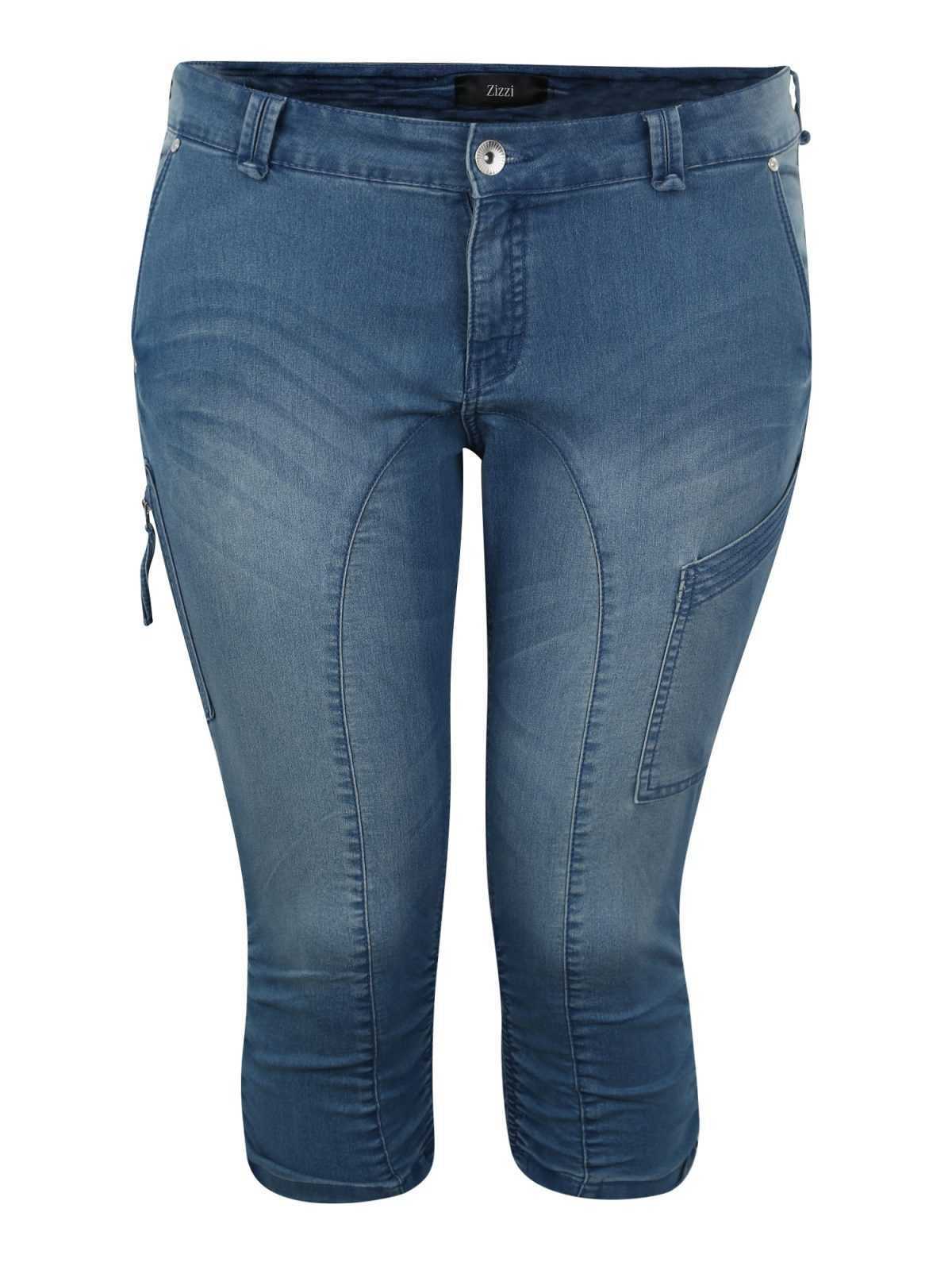 Zizzi Kavbojke  moder denim