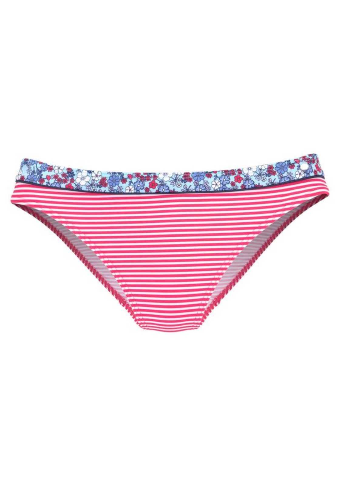 s.Oliver Bikini hlačke  modra / neonsko roza / bela