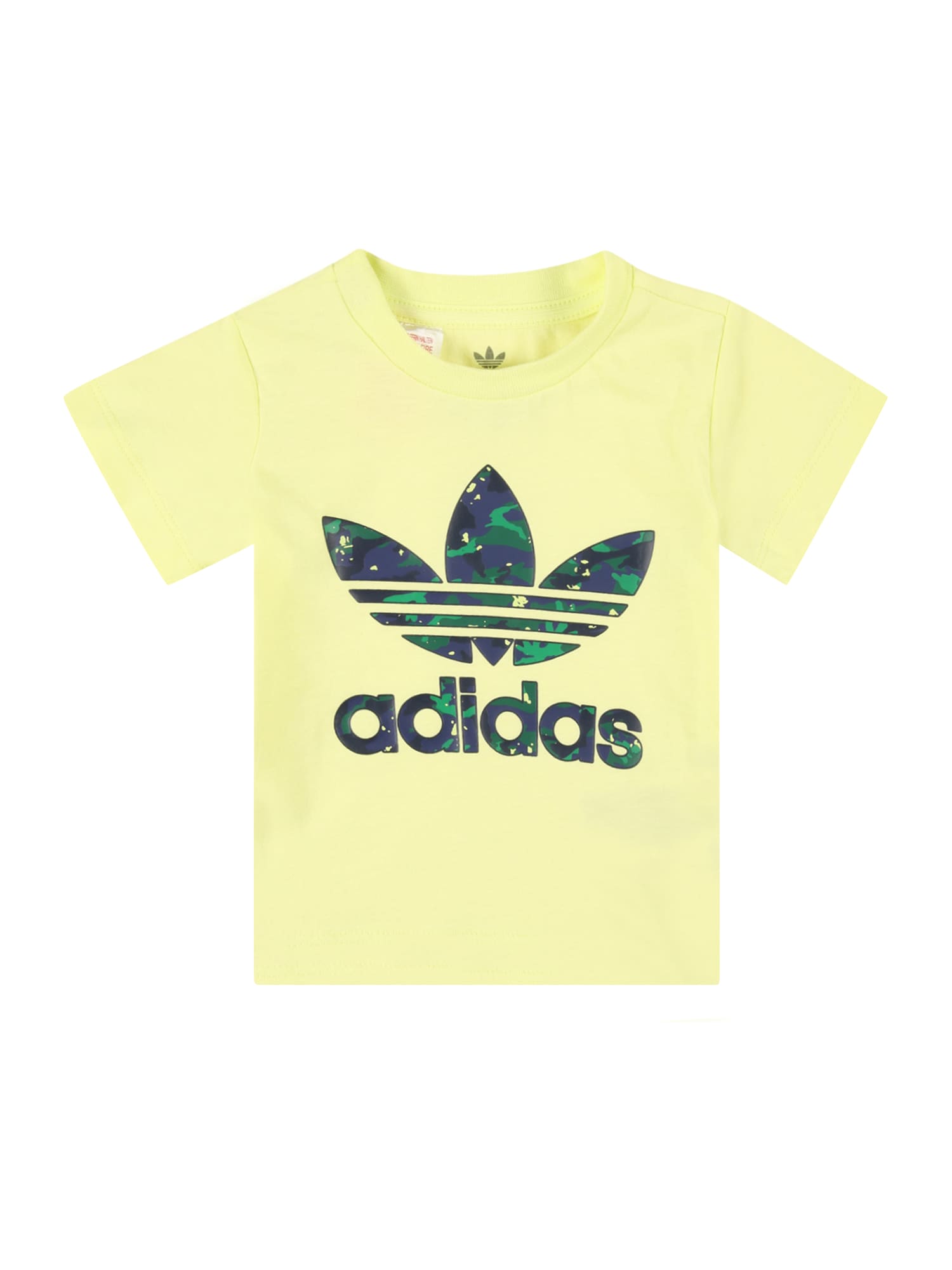 ADIDAS ORIGINALS Majica  temno modra / limonino-rumena / zelena