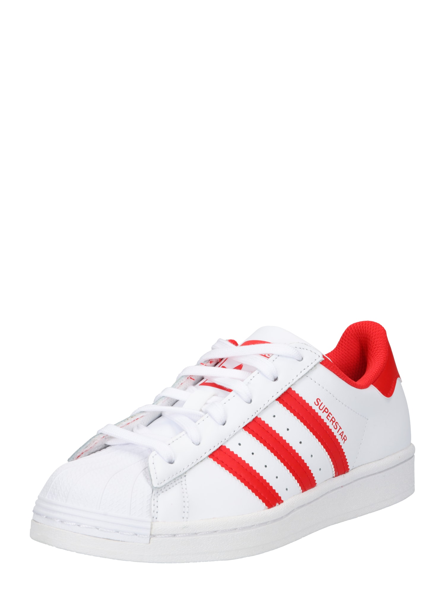 ADIDAS ORIGINALS Nizke superge 'Superstar'  rdeča / bela