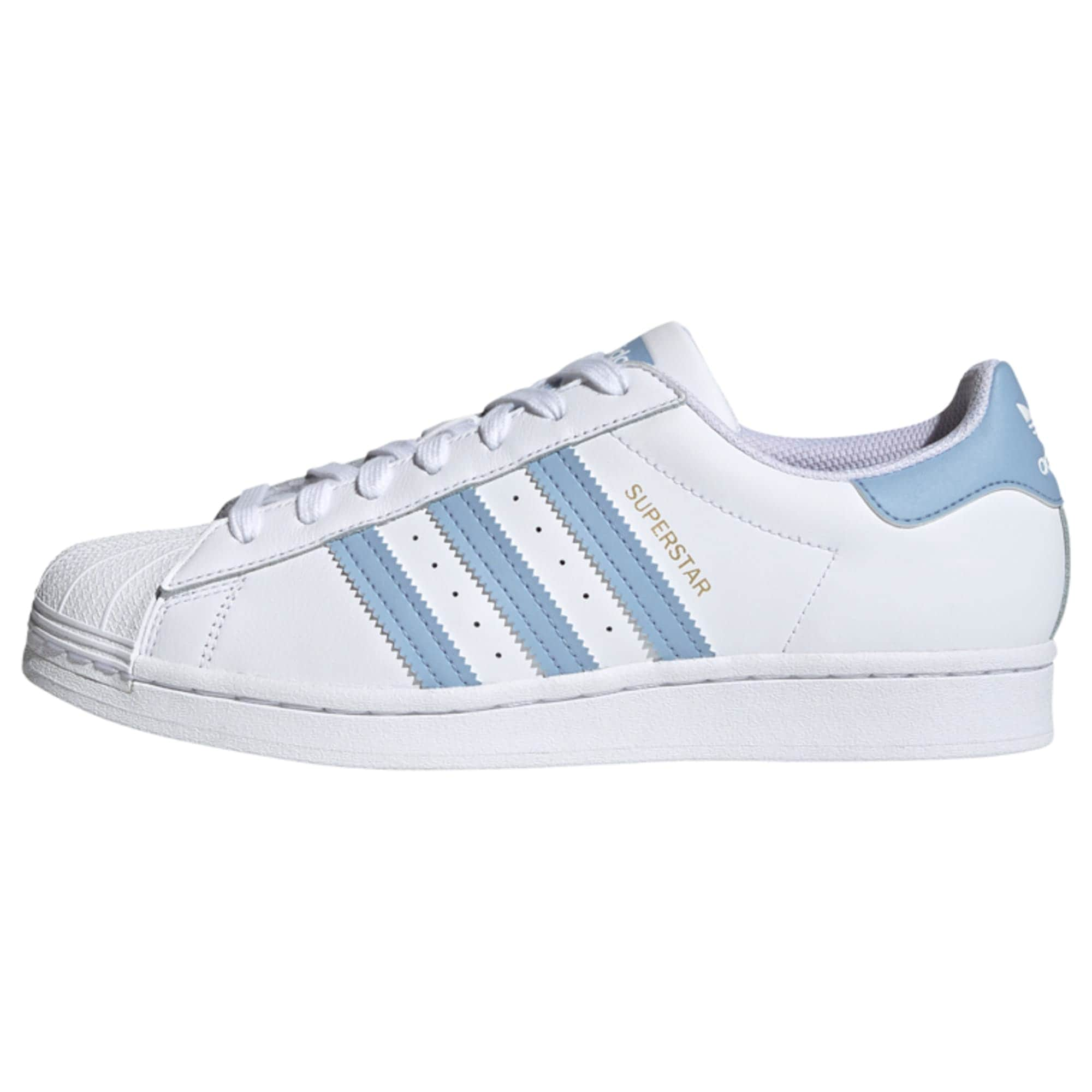 ADIDAS ORIGINALS Nizke superge 'Superstar'  svetlo modra / bela