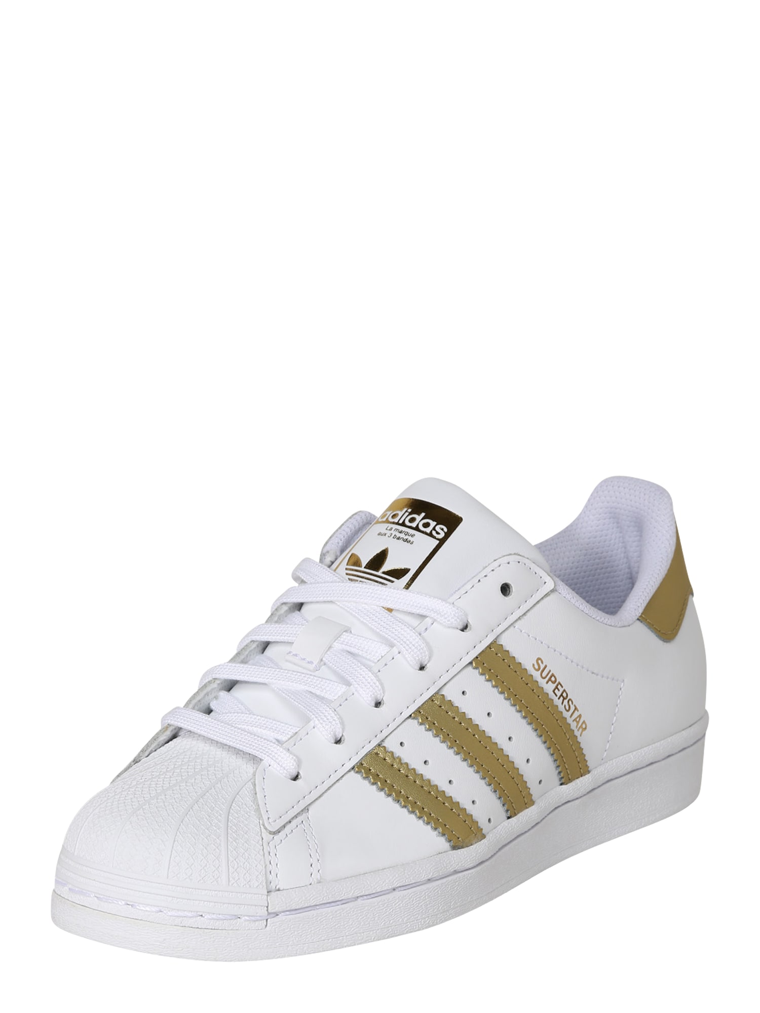 ADIDAS ORIGINALS Nizke superge 'Superstar'  zlata / črna / bela