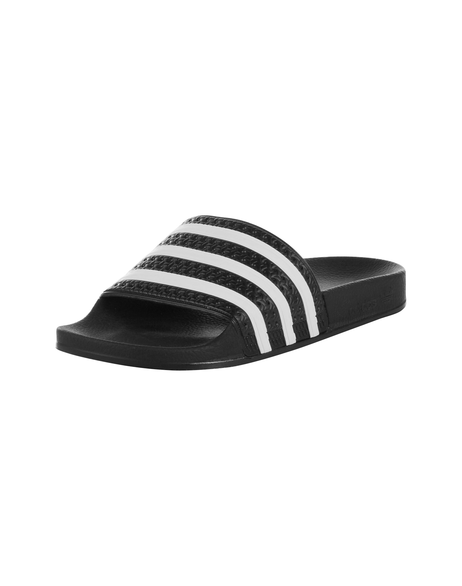 ADIDAS ORIGINALS Nizki natikači 'Adilette'  črna / bela