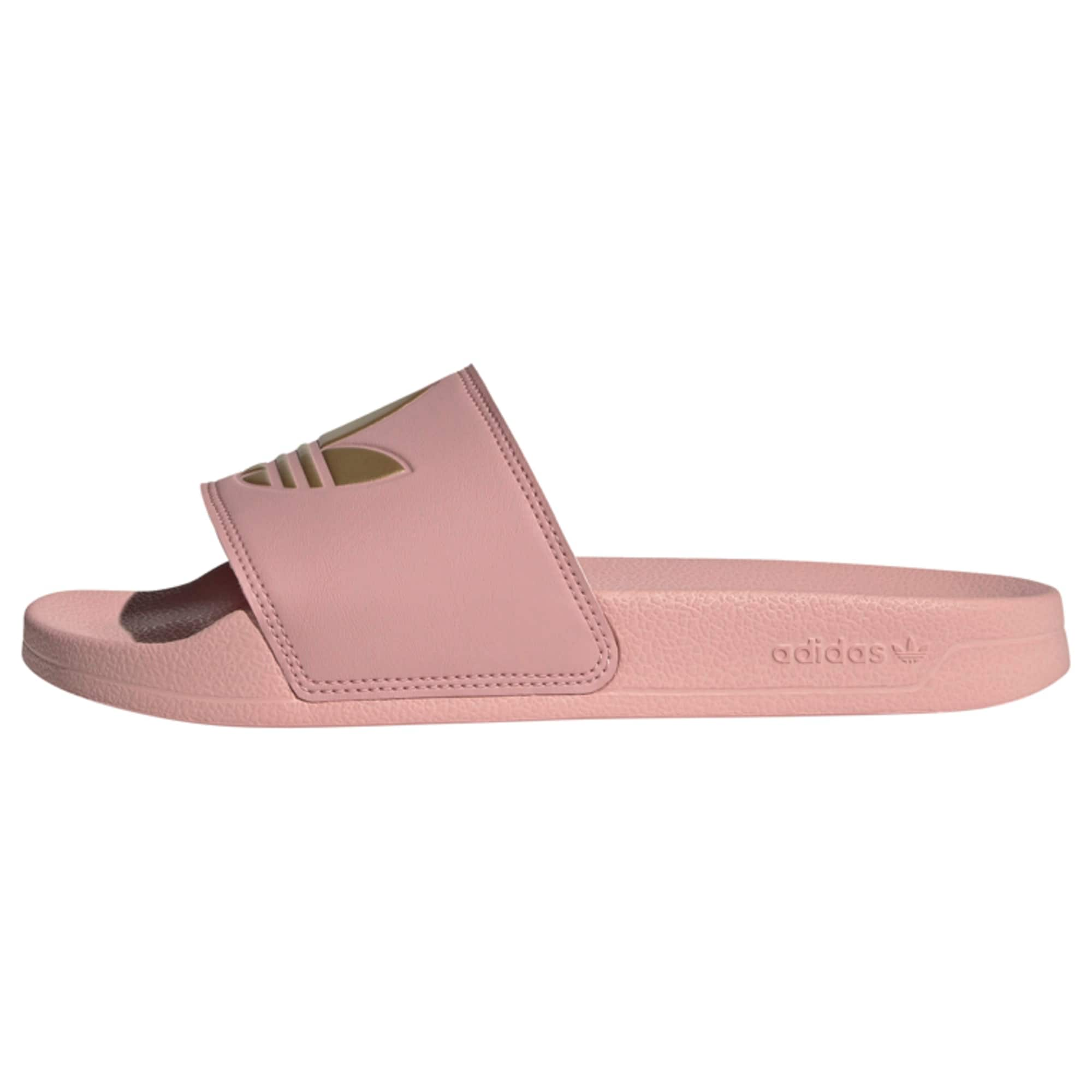 ADIDAS ORIGINALS Nizki natikači 'Adilette'  zlata / staro roza