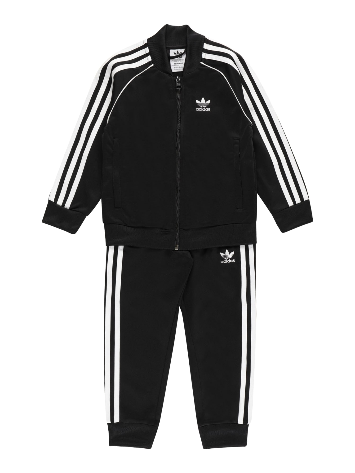 ADIDAS ORIGINALS Trenirka za tek  črna / bela