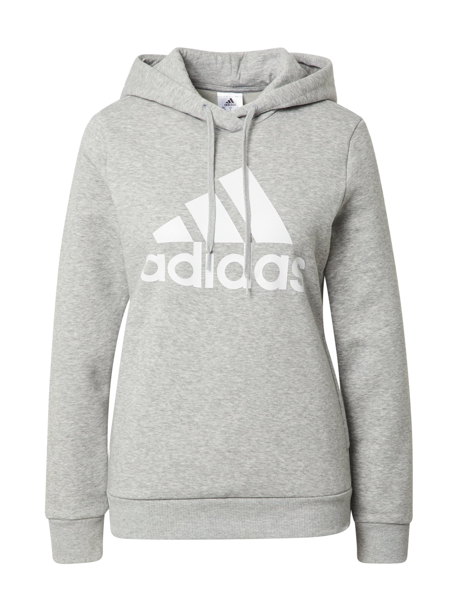 ADIDAS SPORTSWEAR Športna majica  pegasto siva / bela